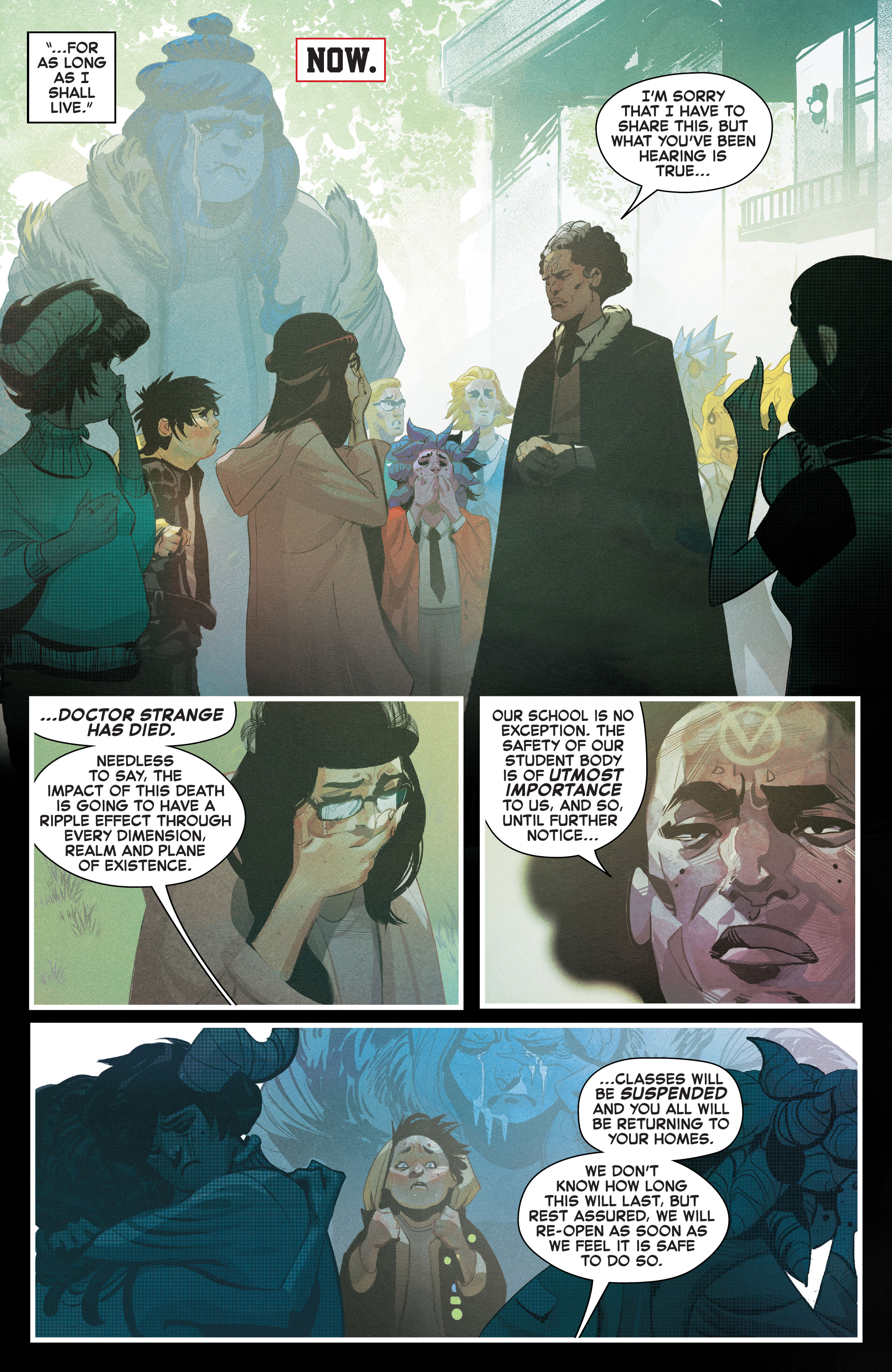 Read online Death of Doctor Strange: One-Shots comic -  Issue # Strange Academy Presents - 6