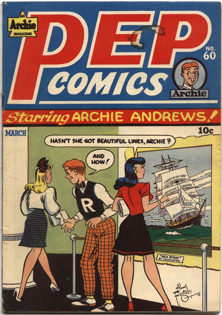 Read online Pep Comics comic -  Issue #60 - 1