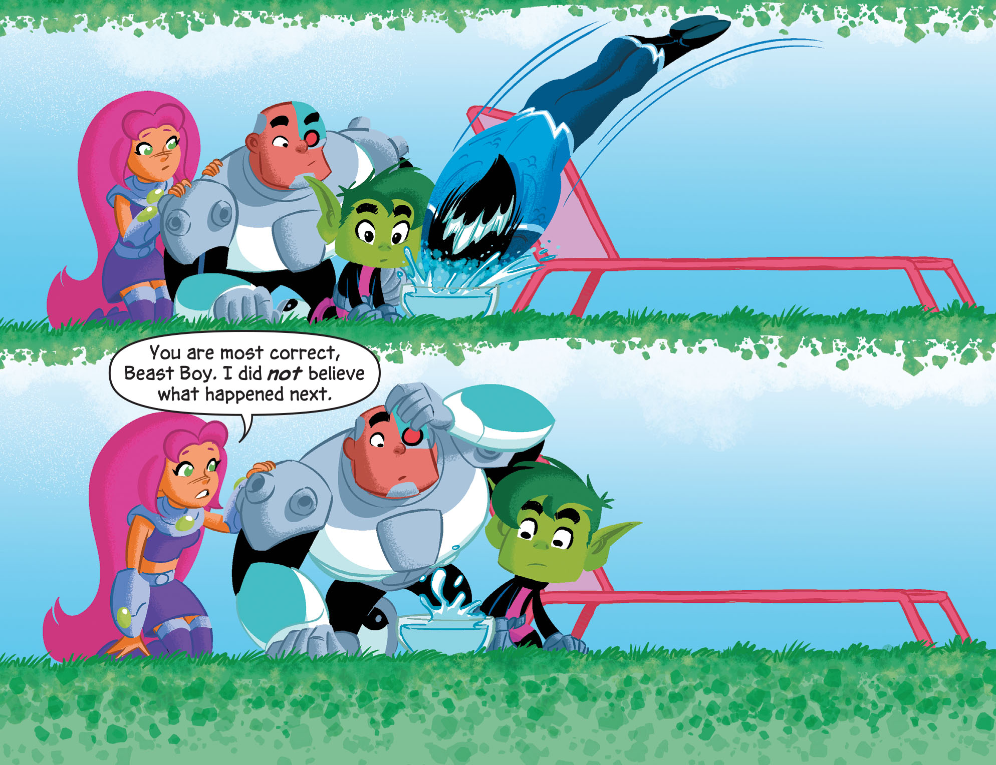 Read online Teen Titans Go! To Camp comic -  Issue #4 - 9