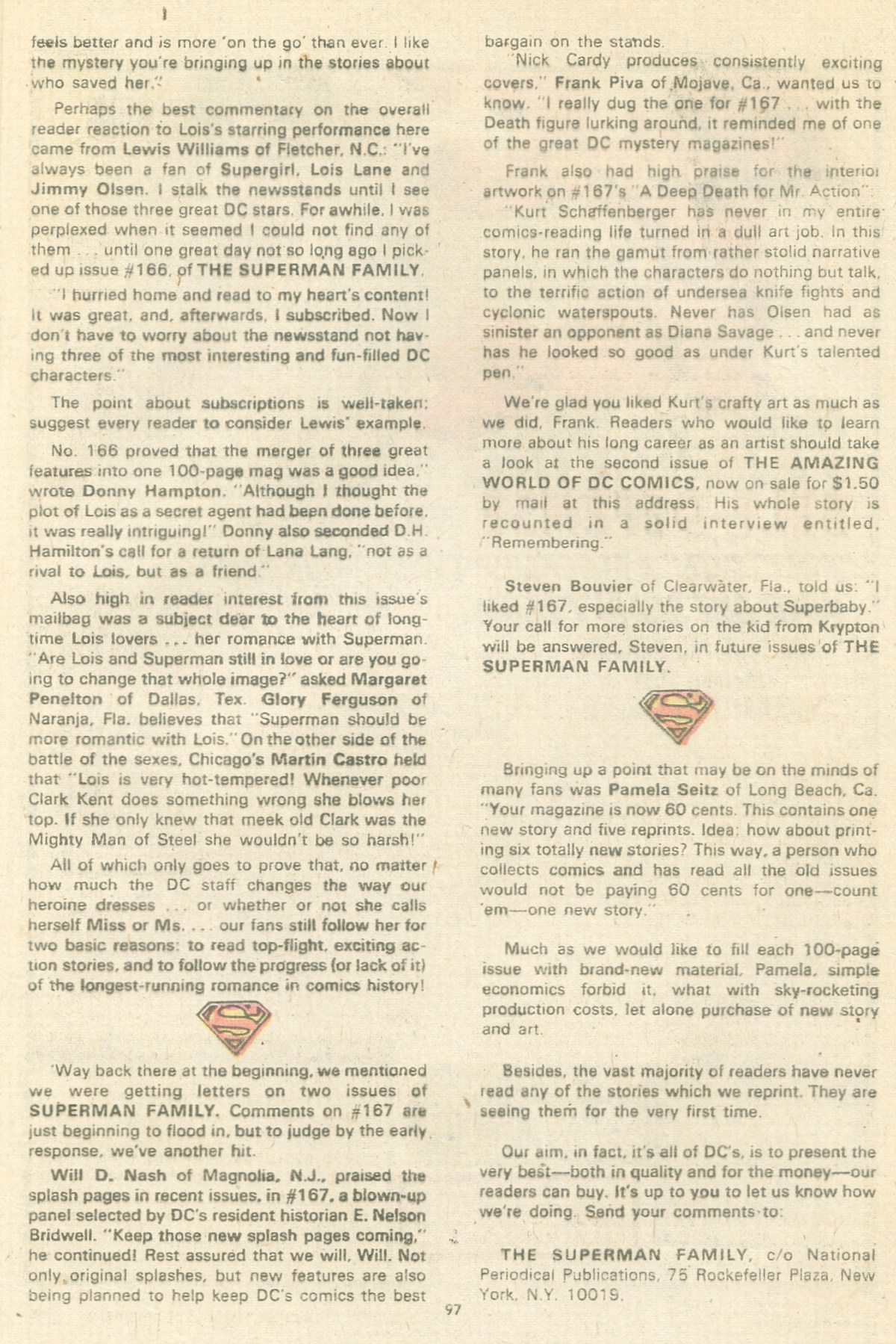 Read online The Superman Family comic -  Issue #169 - 97