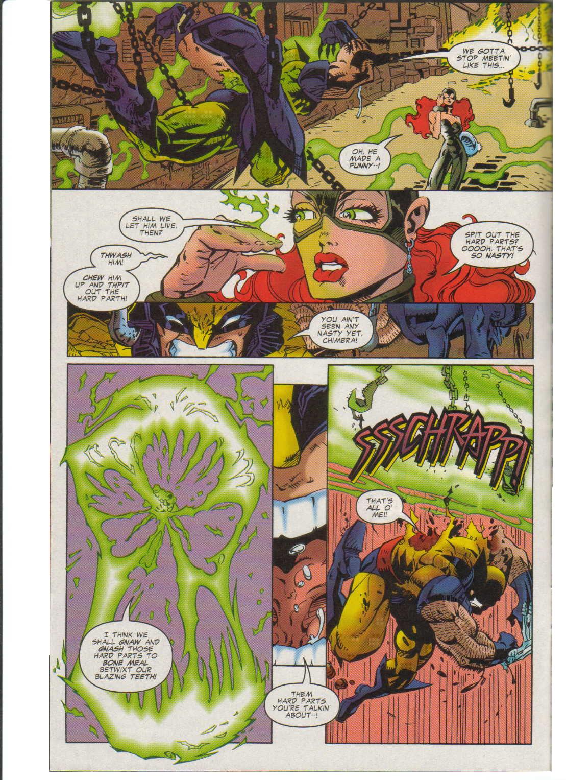 Read online Venom vs Wolverine - Tooth and Claw comic -  Issue #3 - 8