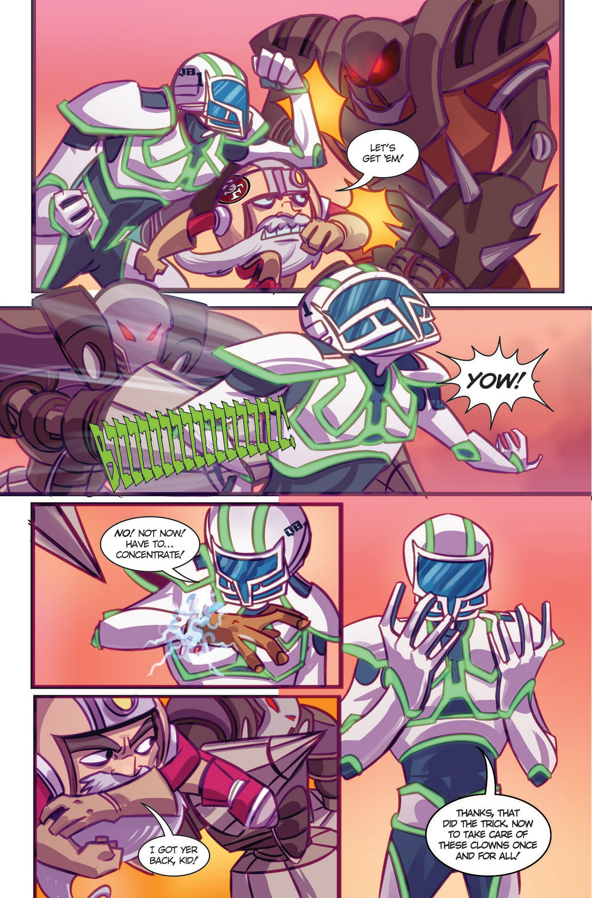 Read online NFL Rush Zone comic -  Issue # Full - 10