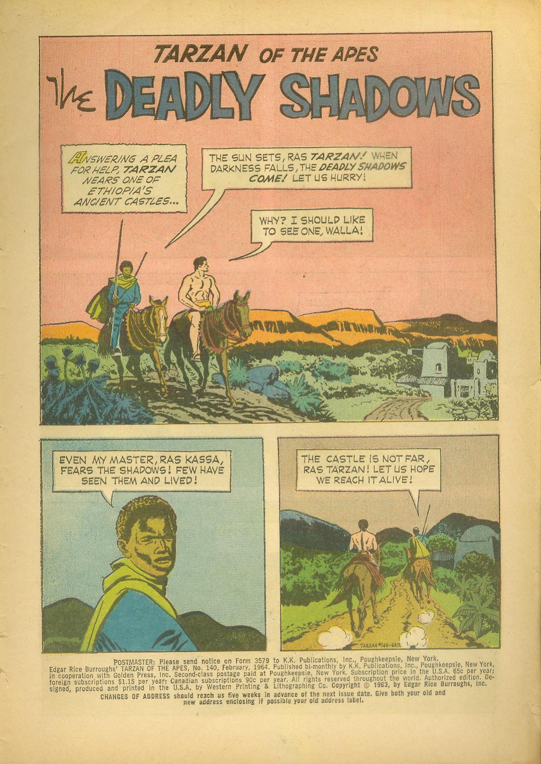Read online Tarzan (1962) comic -  Issue #140 - 3
