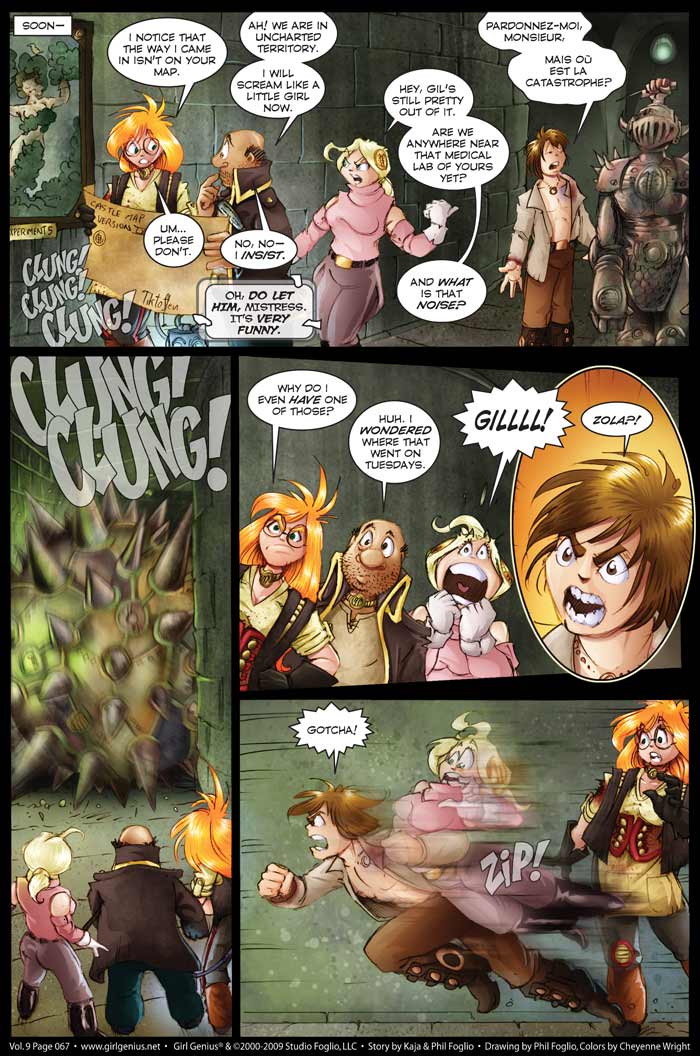 Read online Girl Genius (2002) comic -  Issue #9 - 68