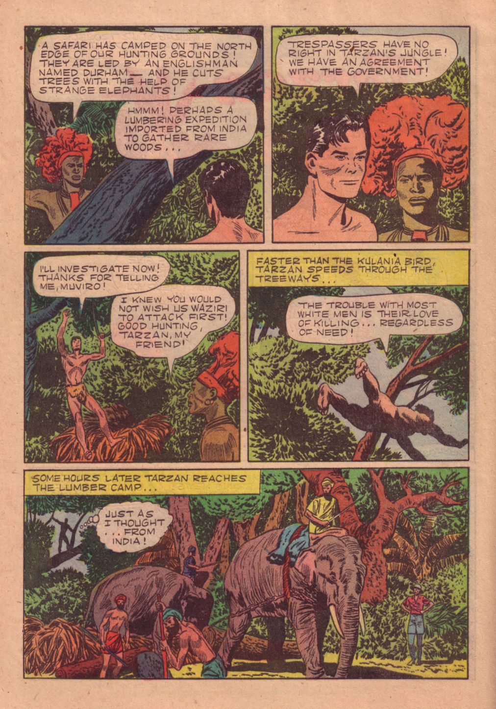 Read online Tarzan (1948) comic -  Issue #27 - 4