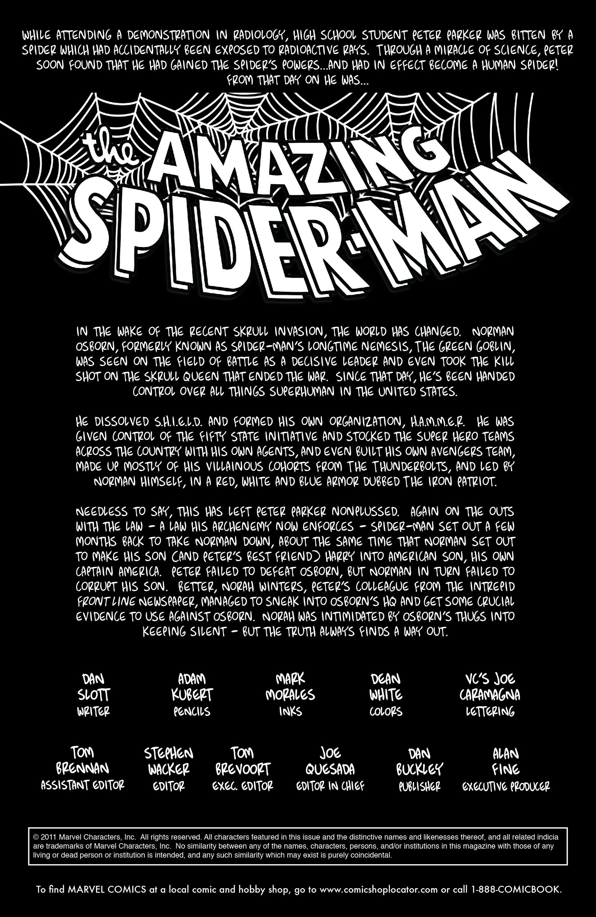 Read online Dark Reign: The List - Amazing Spider-Man comic -  Issue # Full - 2