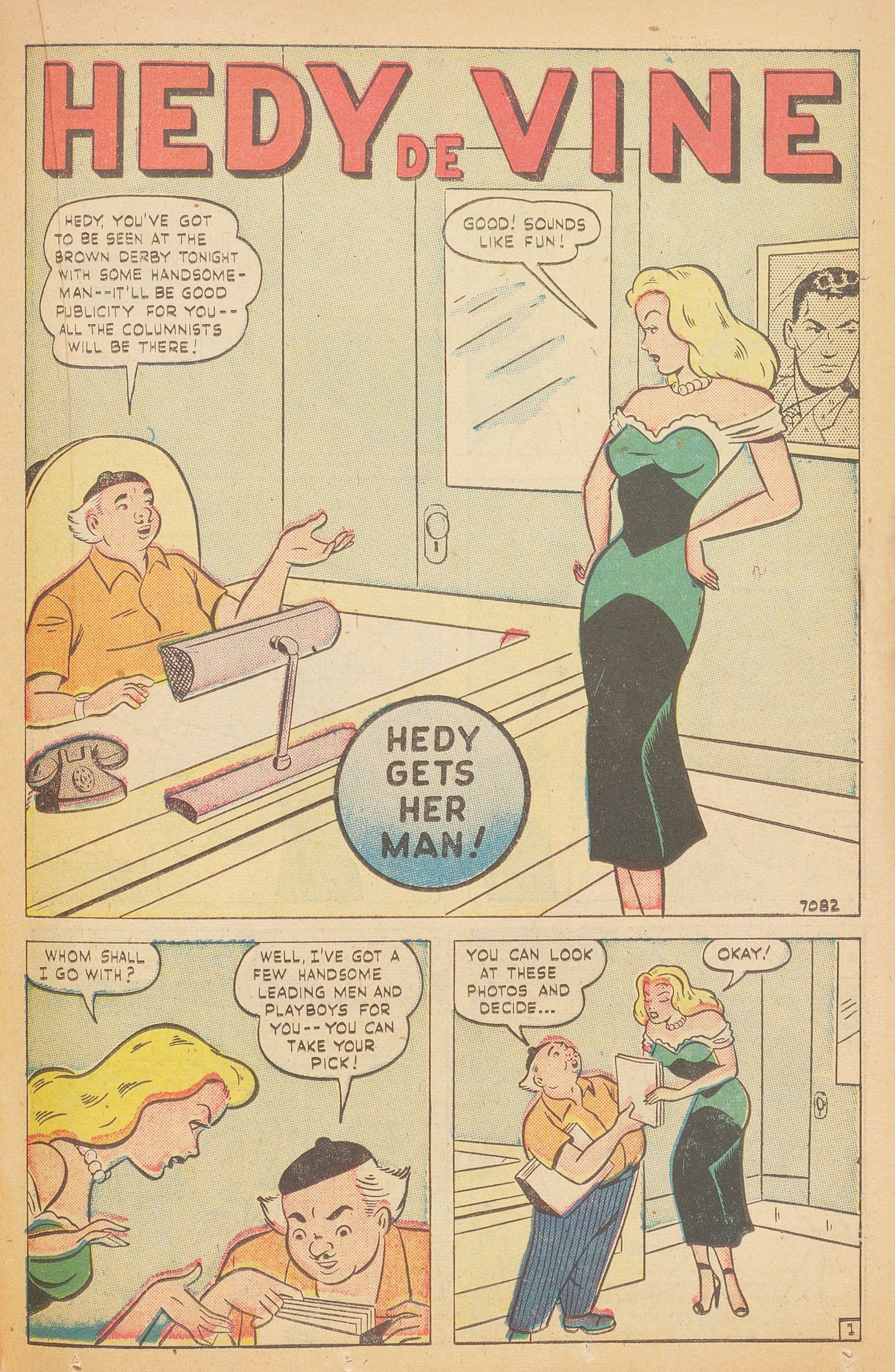 Read online Hedy Of Hollywood Comics comic -  Issue #36 - 31