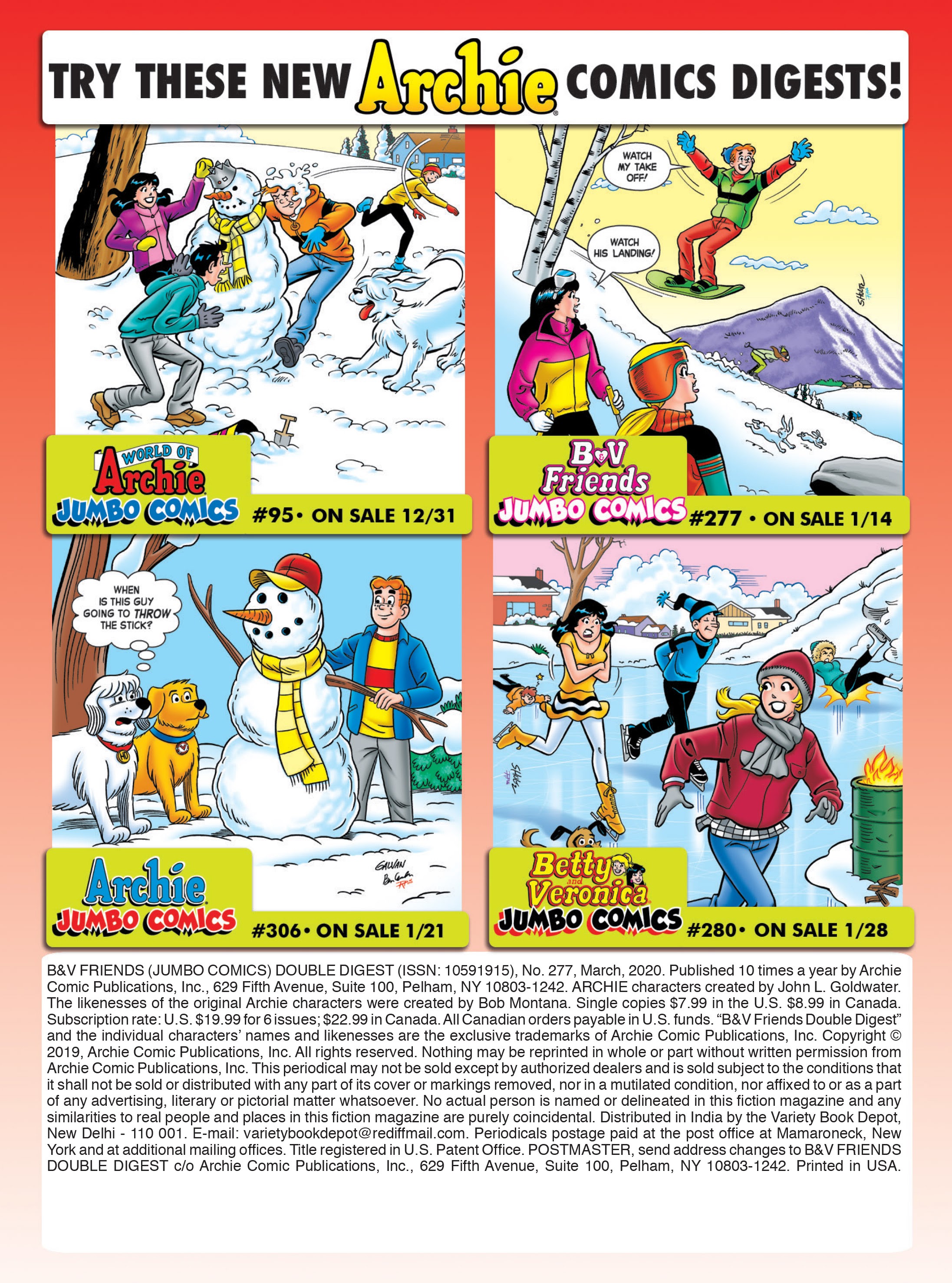 Read online Betty & Veronica Friends Double Digest comic -  Issue #277 - 184