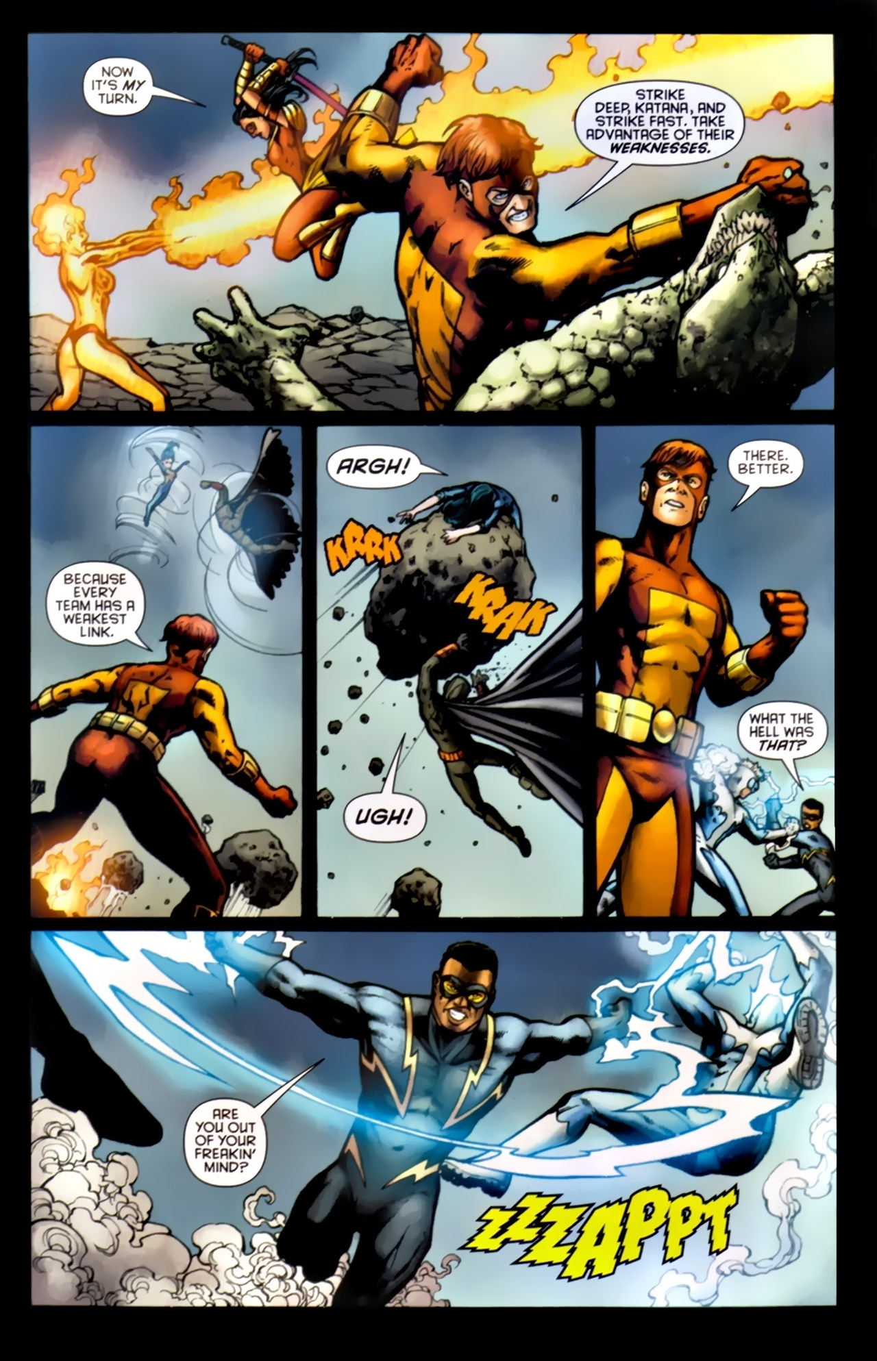 Read online The Outsiders (2009) comic -  Issue #27 - 21