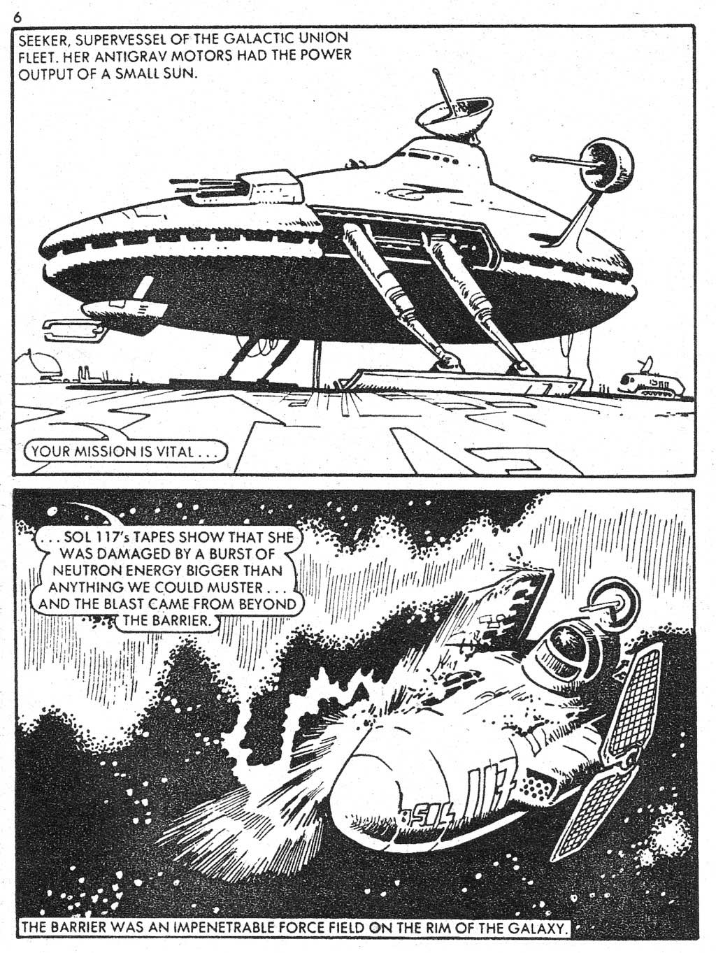 Read online Starblazer comic -  Issue #4 - 6