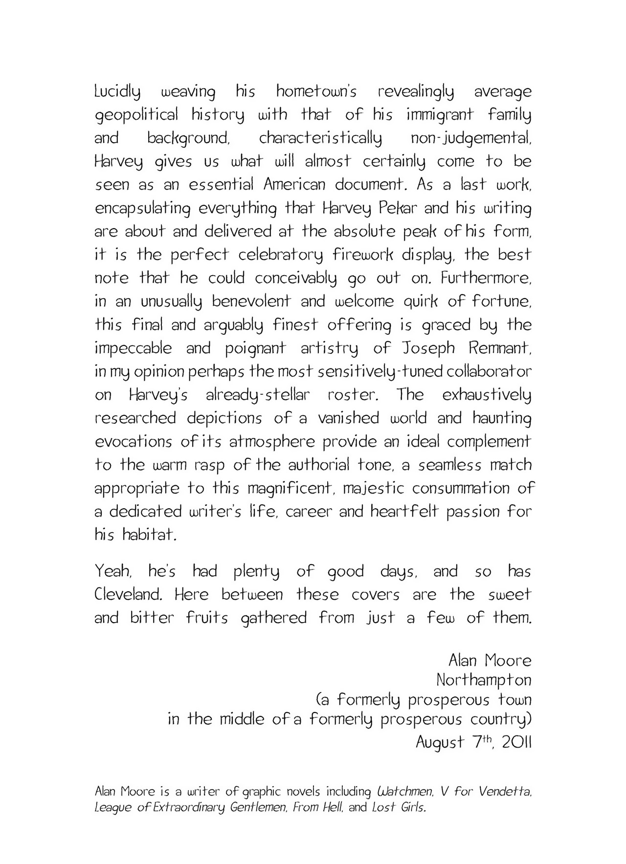 Read online Harvey Pekar's Cleveland comic -  Issue # TPB - 7