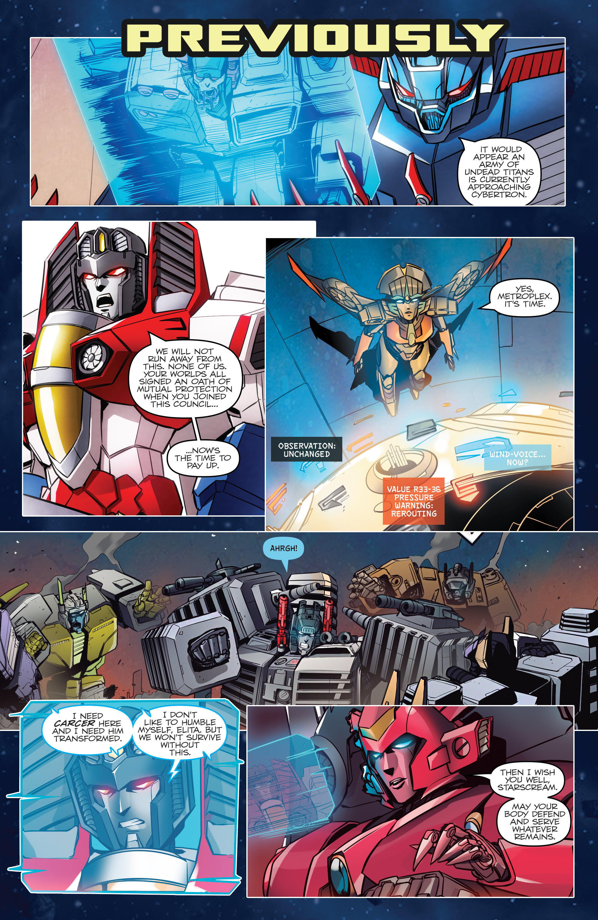 Read online Transformers: Till All Are One comic -  Issue #6 - 3