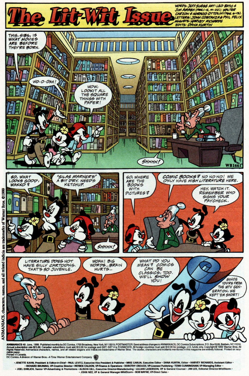 Read online Animaniacs comic -  Issue #49 - 2