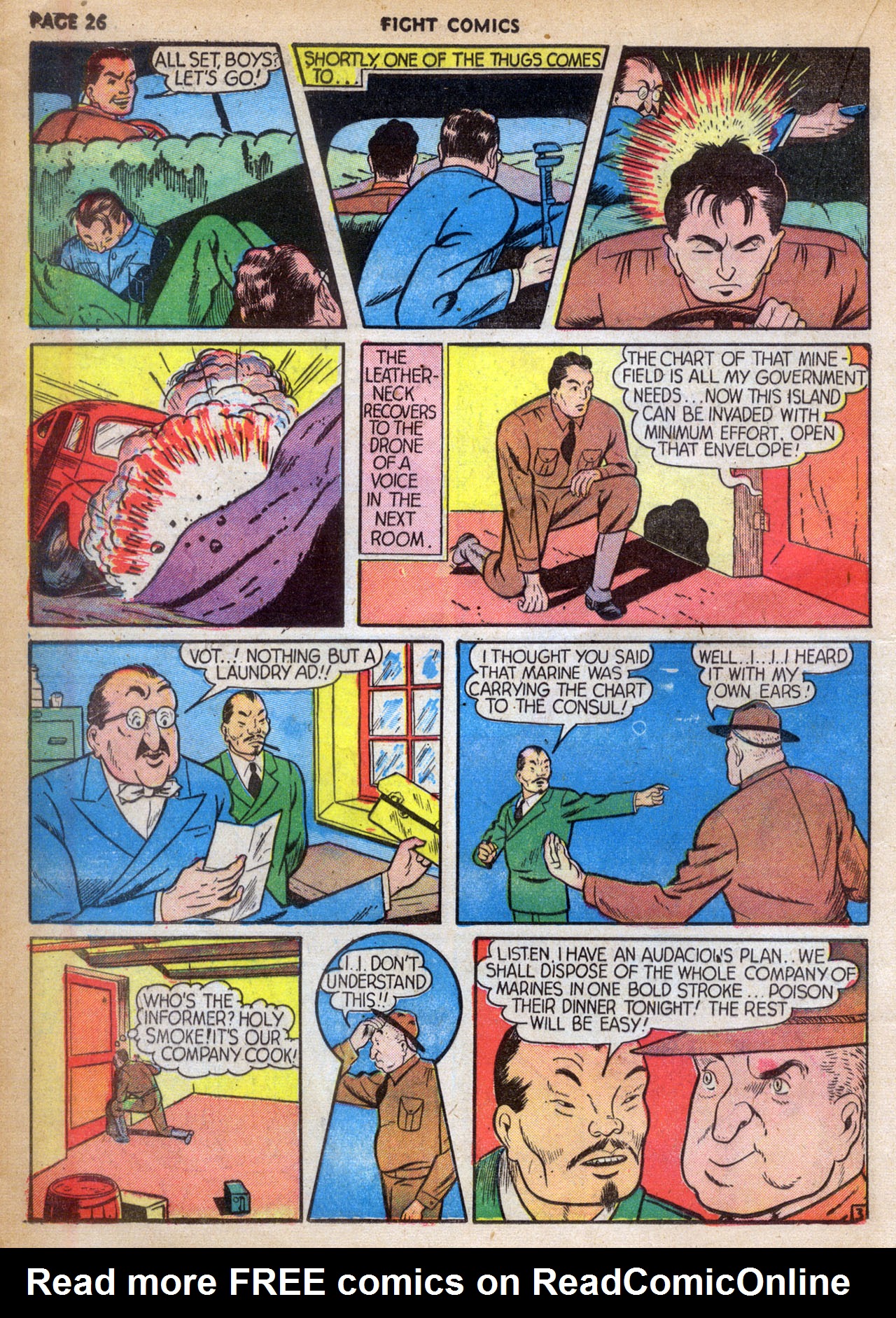 Read online Fight Comics comic -  Issue #8 - 28