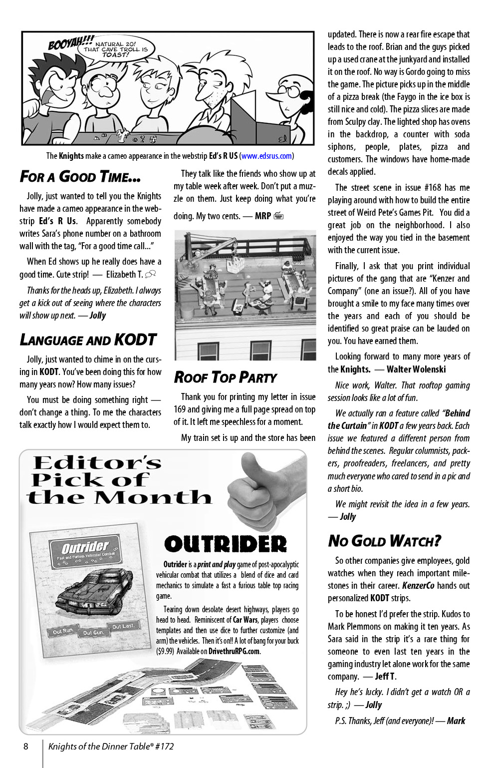 Read online Knights of the Dinner Table comic -  Issue #172 - 10