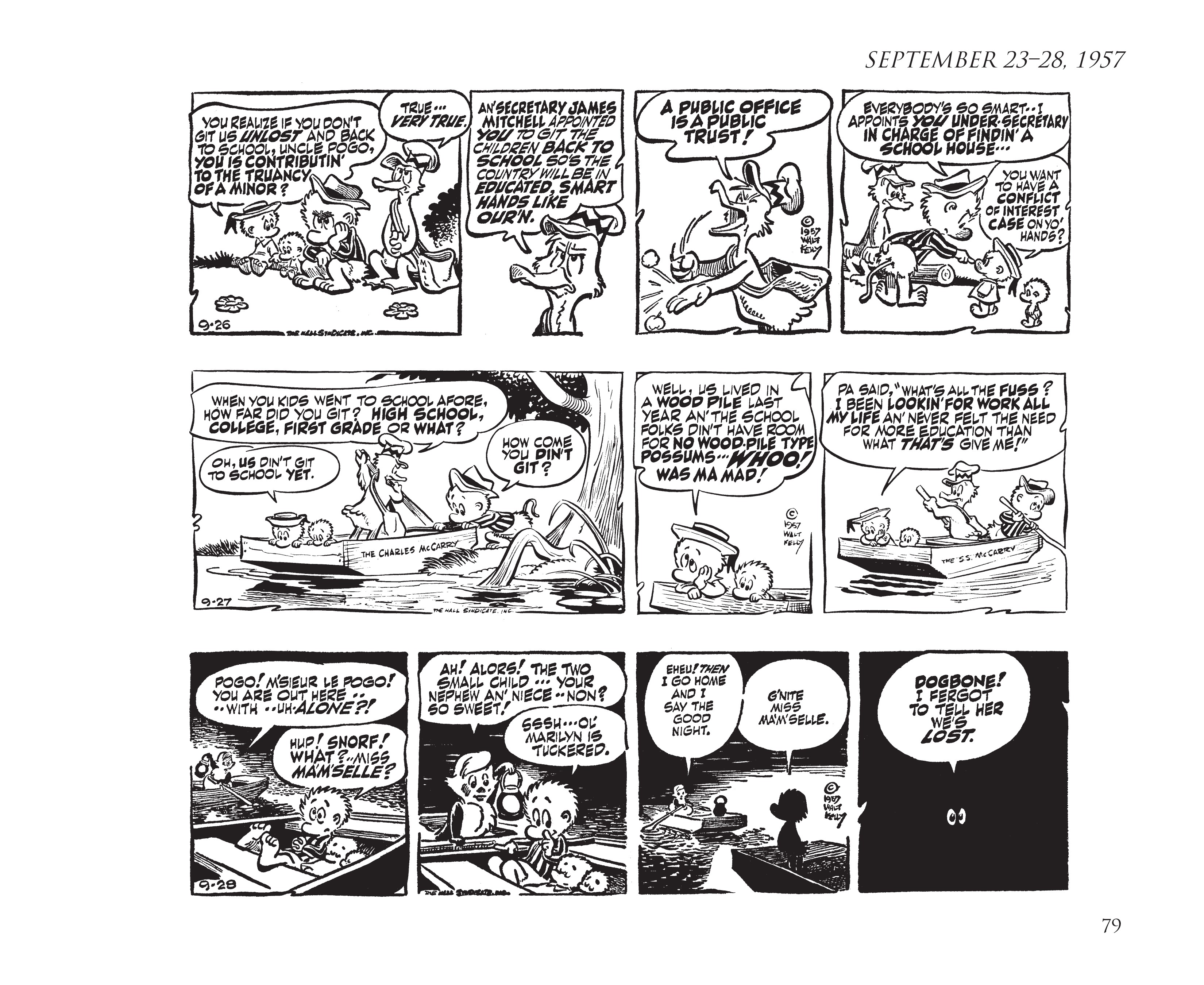Read online Pogo by Walt Kelly: The Complete Syndicated Comic Strips comic -  Issue # TPB 5 (Part 1) - 88