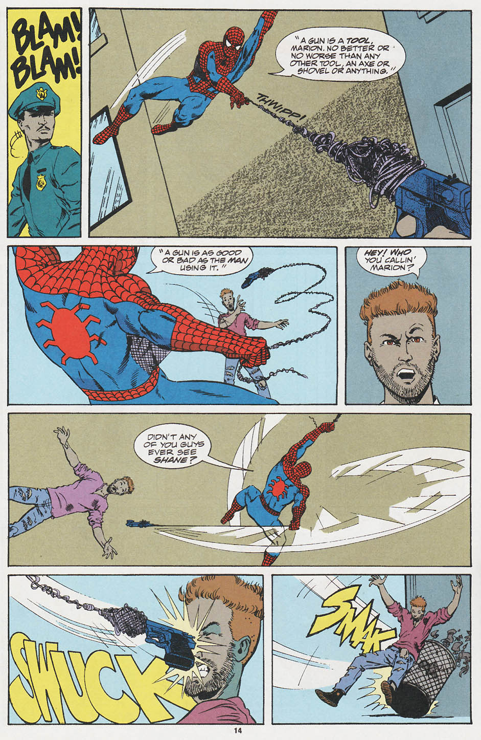 Read online Spider-Man (1990) comic -  Issue #27 - There's Something About A Gun Part 1 - 12