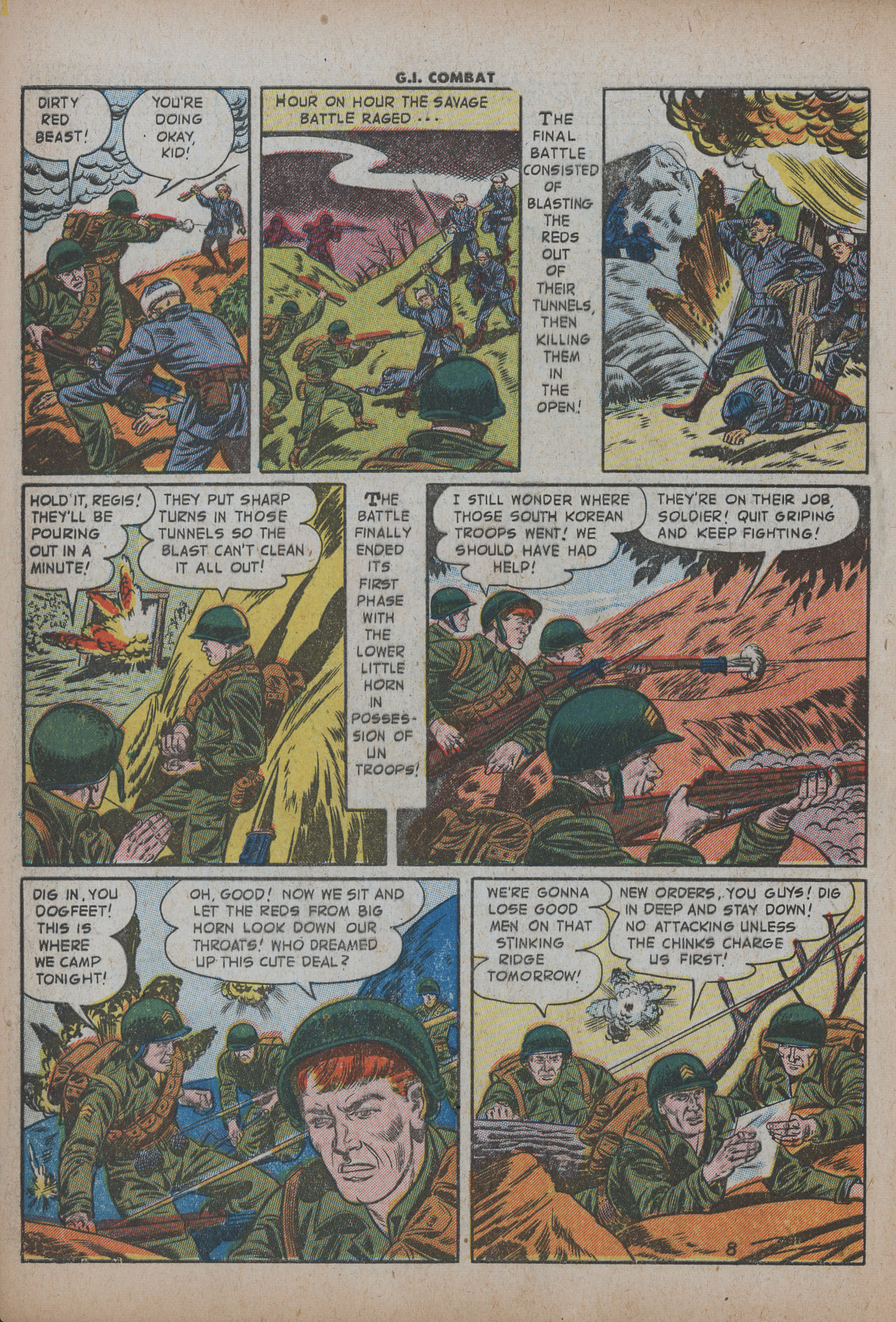 Read online G.I. Combat (1952) comic -  Issue #10 - 11