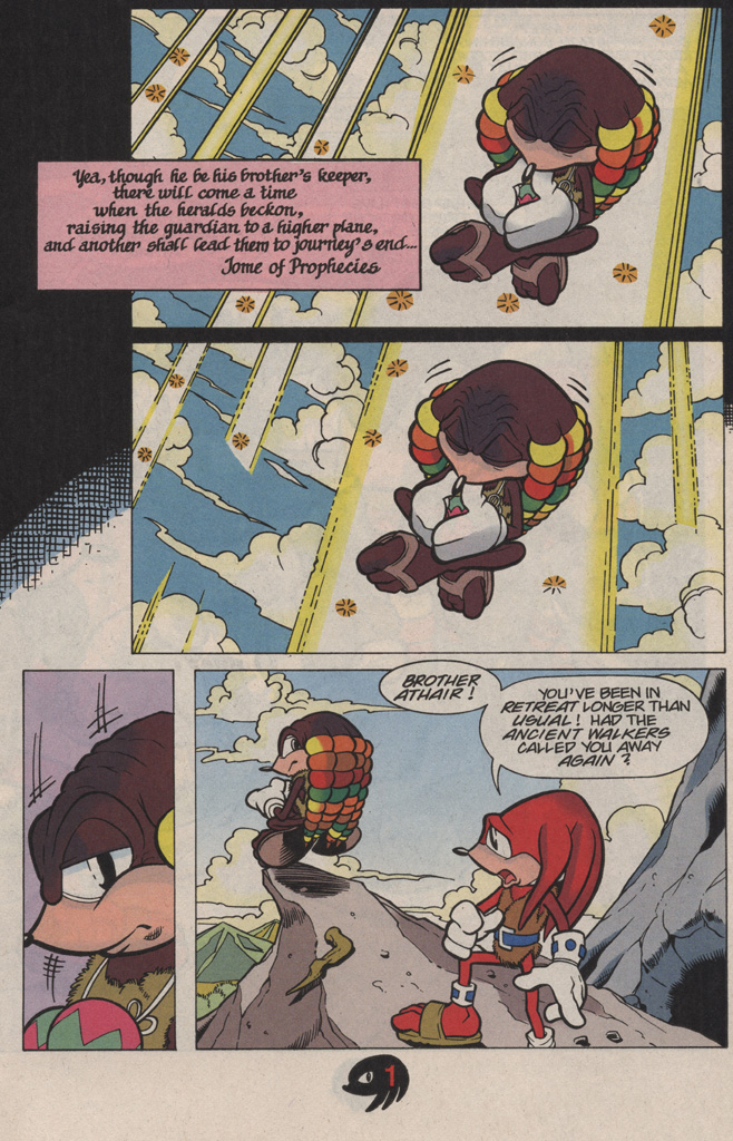 Read online Knuckles the Echidna comic -  Issue #10 - 5