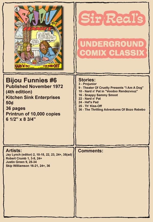 Read online Bijou Funnies comic -  Issue #6 - 1