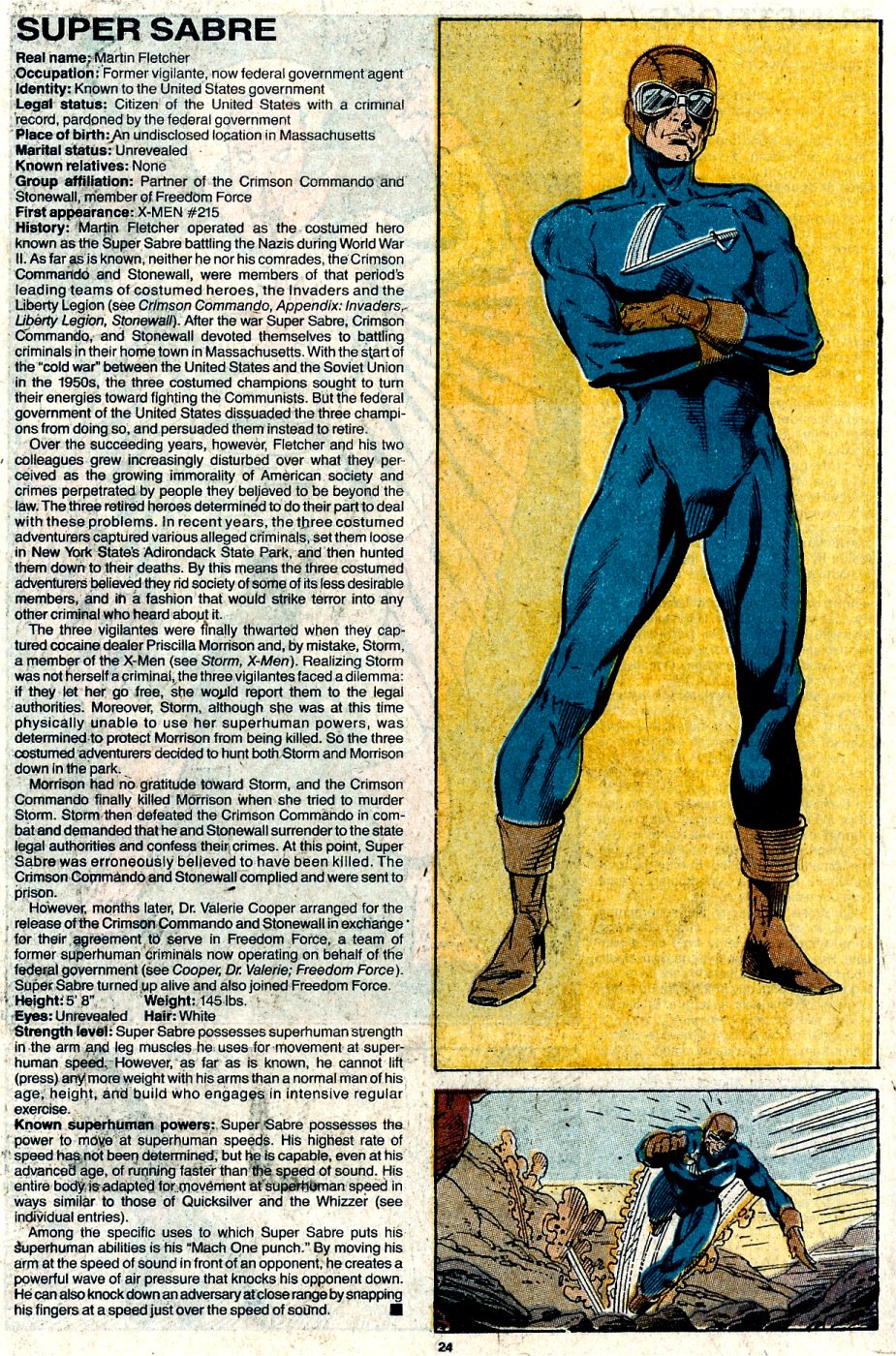 Read online The Official Handbook of the Marvel Universe: Update '89 comic -  Issue #7 - 26