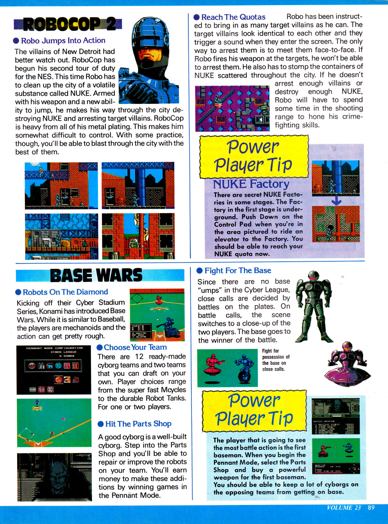 Read online Nintendo Power comic -  Issue #23 - 96