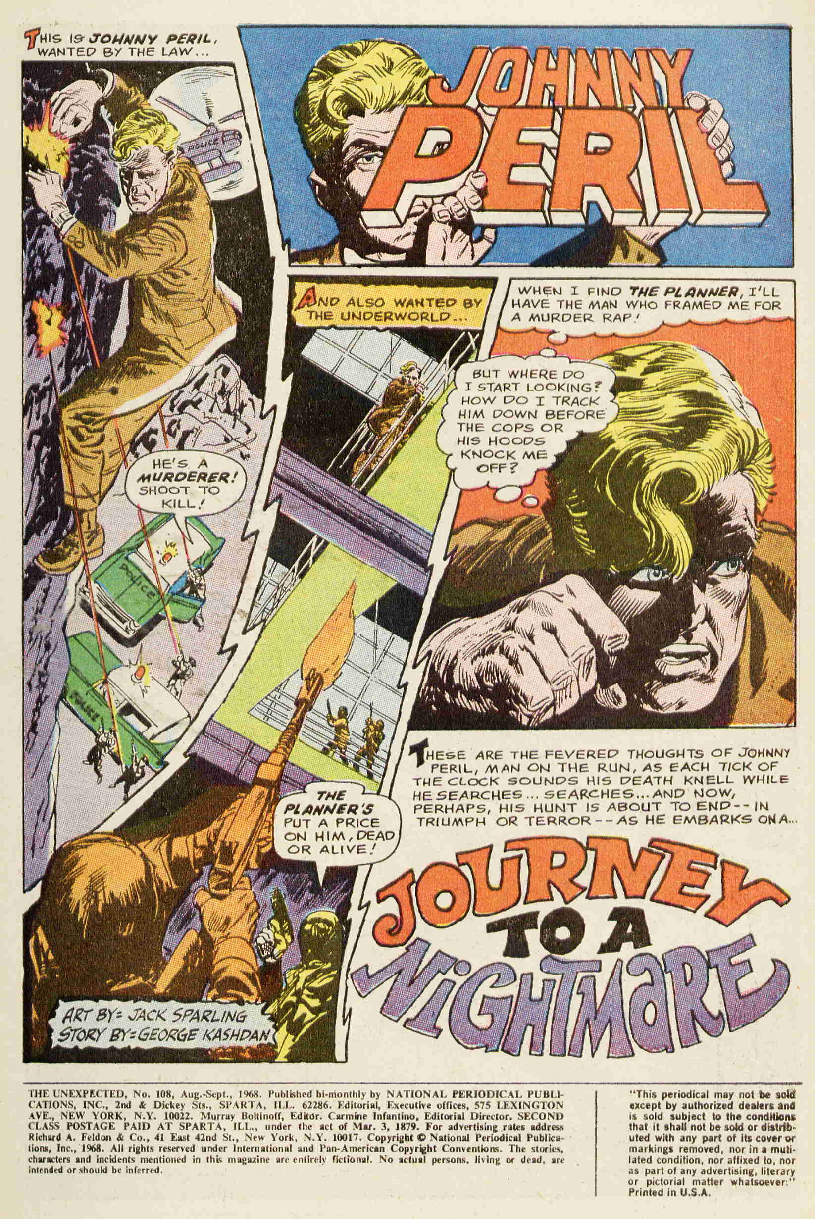 Read online Tales of the Unexpected comic -  Issue #108 - 2