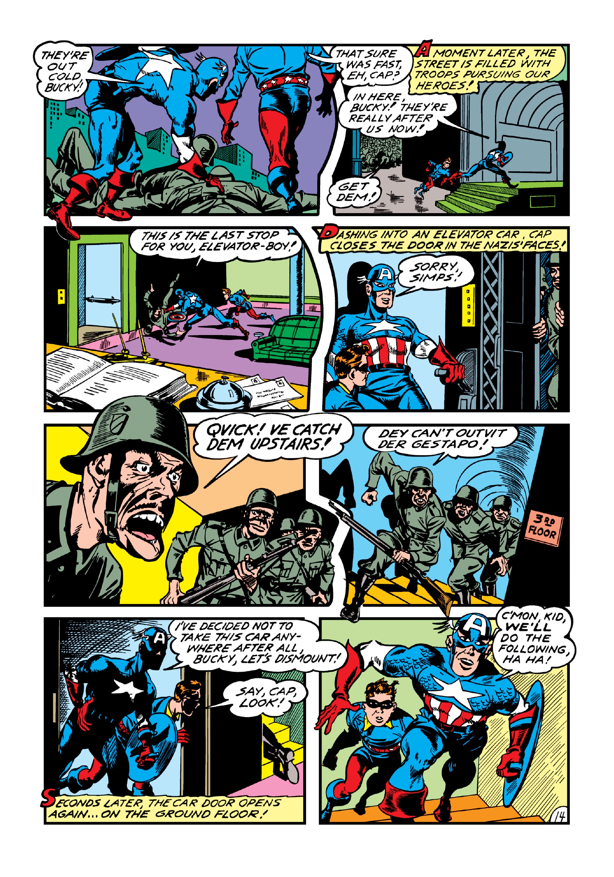 Read online Marvel Masterworks: Golden Age Captain America comic -  Issue # TPB 5 (Part 2) - 88