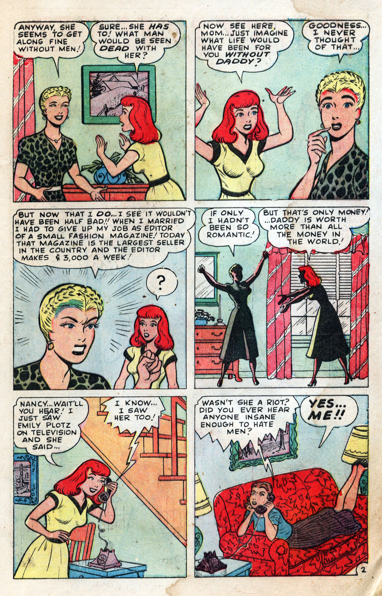 Read online Patsy Walker comic -  Issue #38 - 13