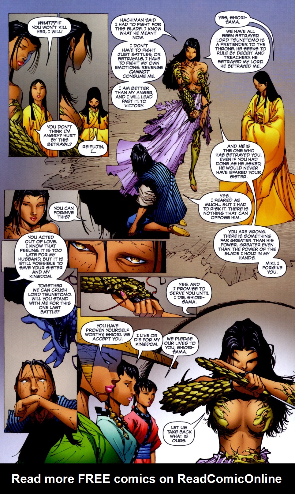 Read online Witchblade: Obakemono comic -  Issue # TPB - 48
