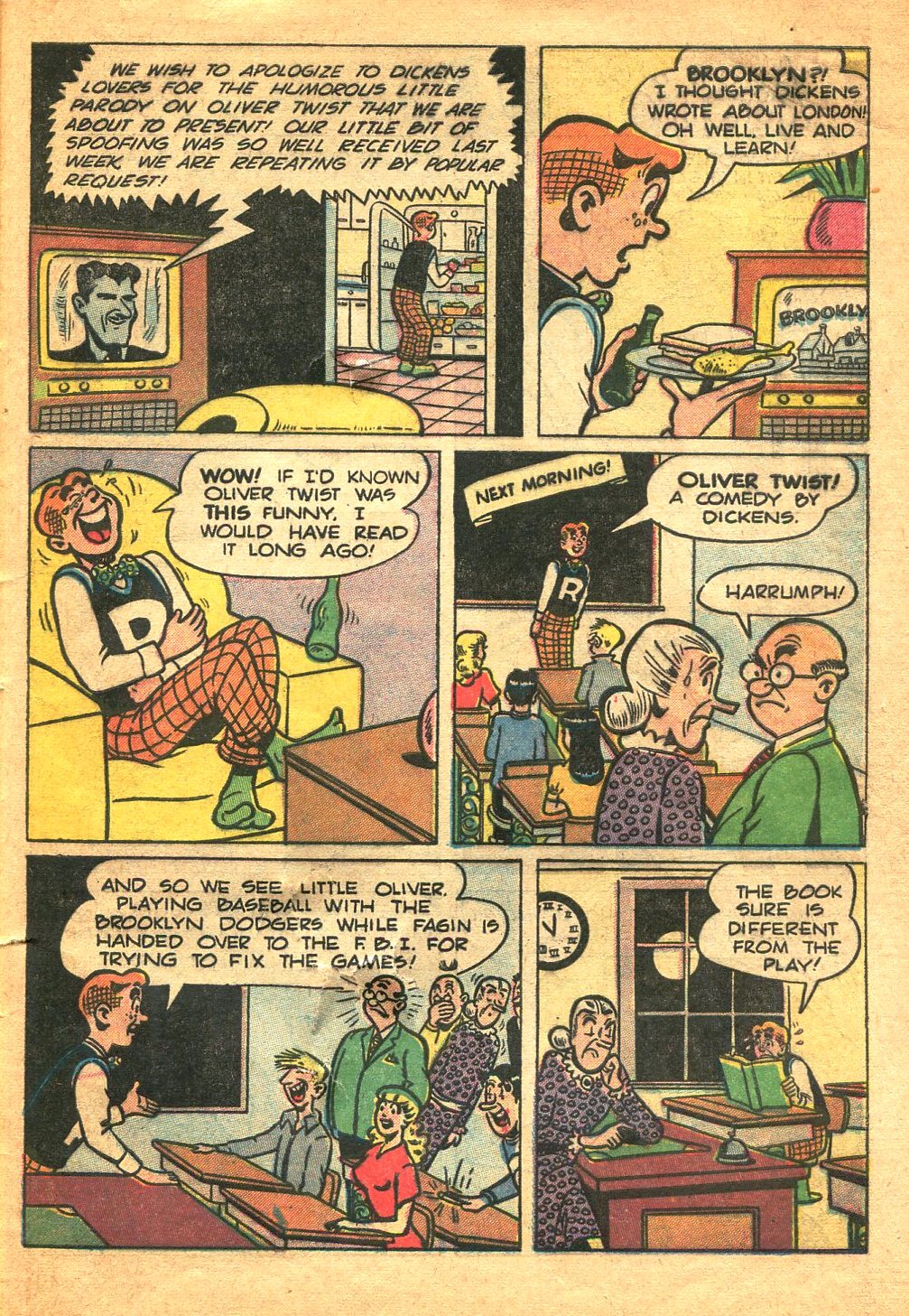 Read online Archie's Joke Book Magazine comic -  Issue #2 - 31