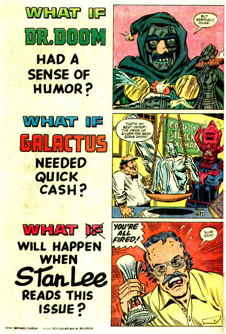 Read online What If? (1977) comic -  Issue #34 - The Watcher were a stand up comedian - 37