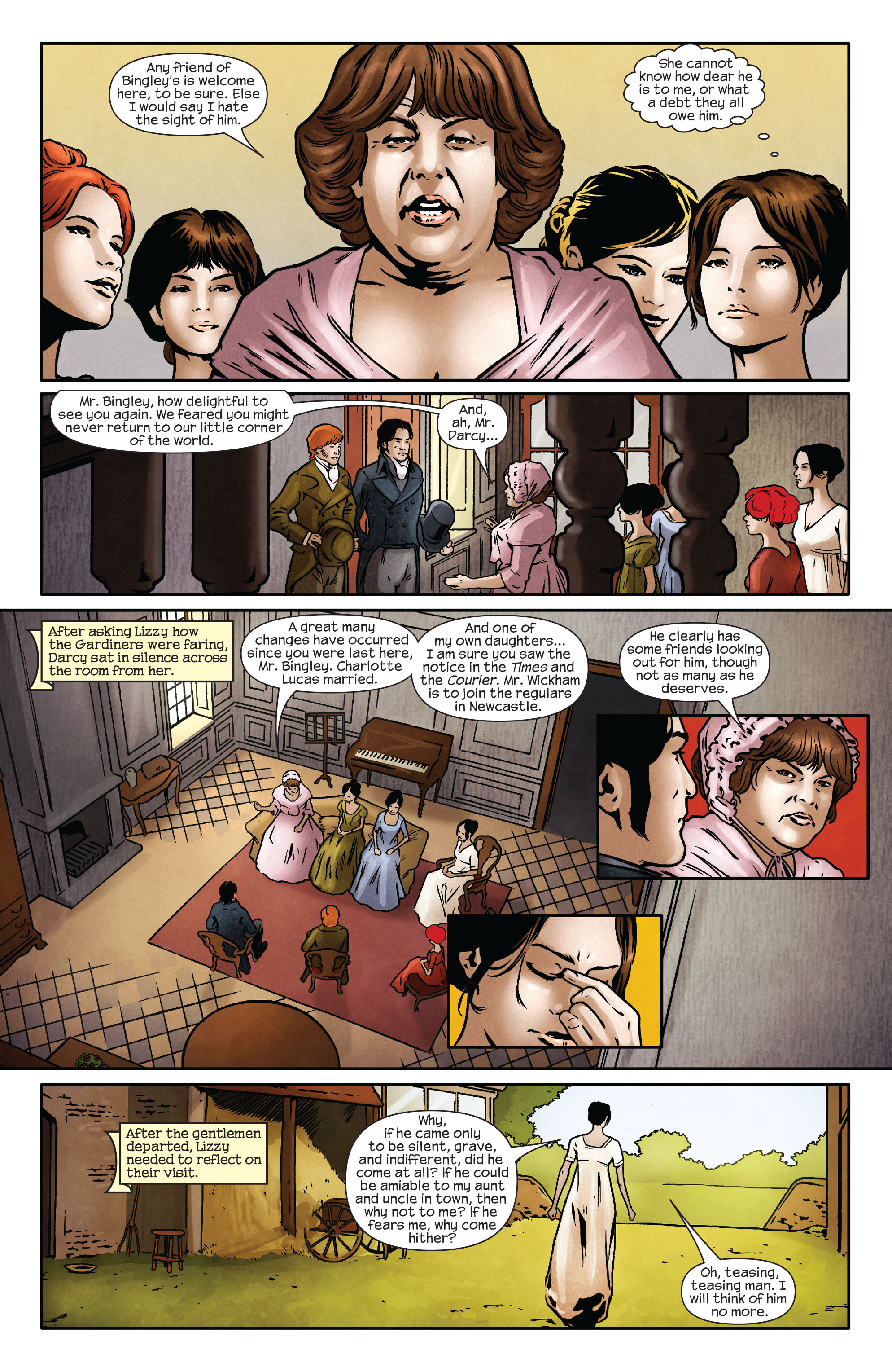 Read online Pride & Prejudice (2009) comic -  Issue #5 - 15