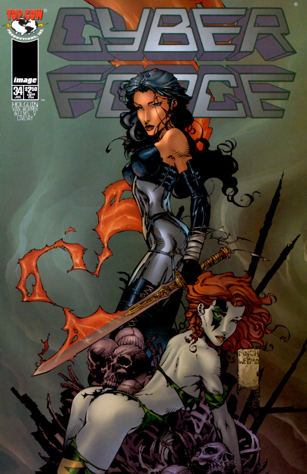 Read online Cyberforce (1993) comic -  Issue #34 - 1