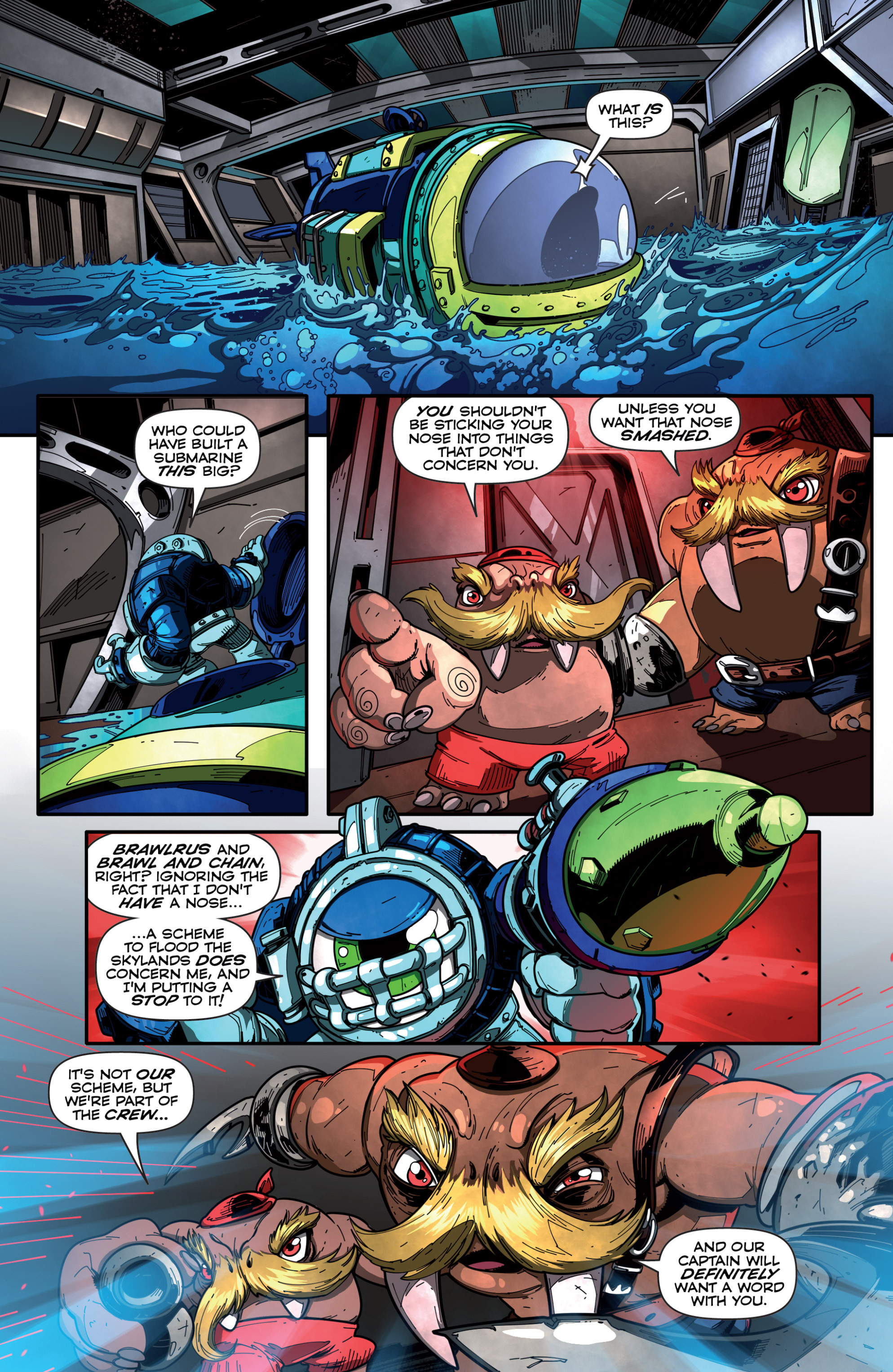 Read online Skylanders Superchargers comic -  Issue #5 - 12