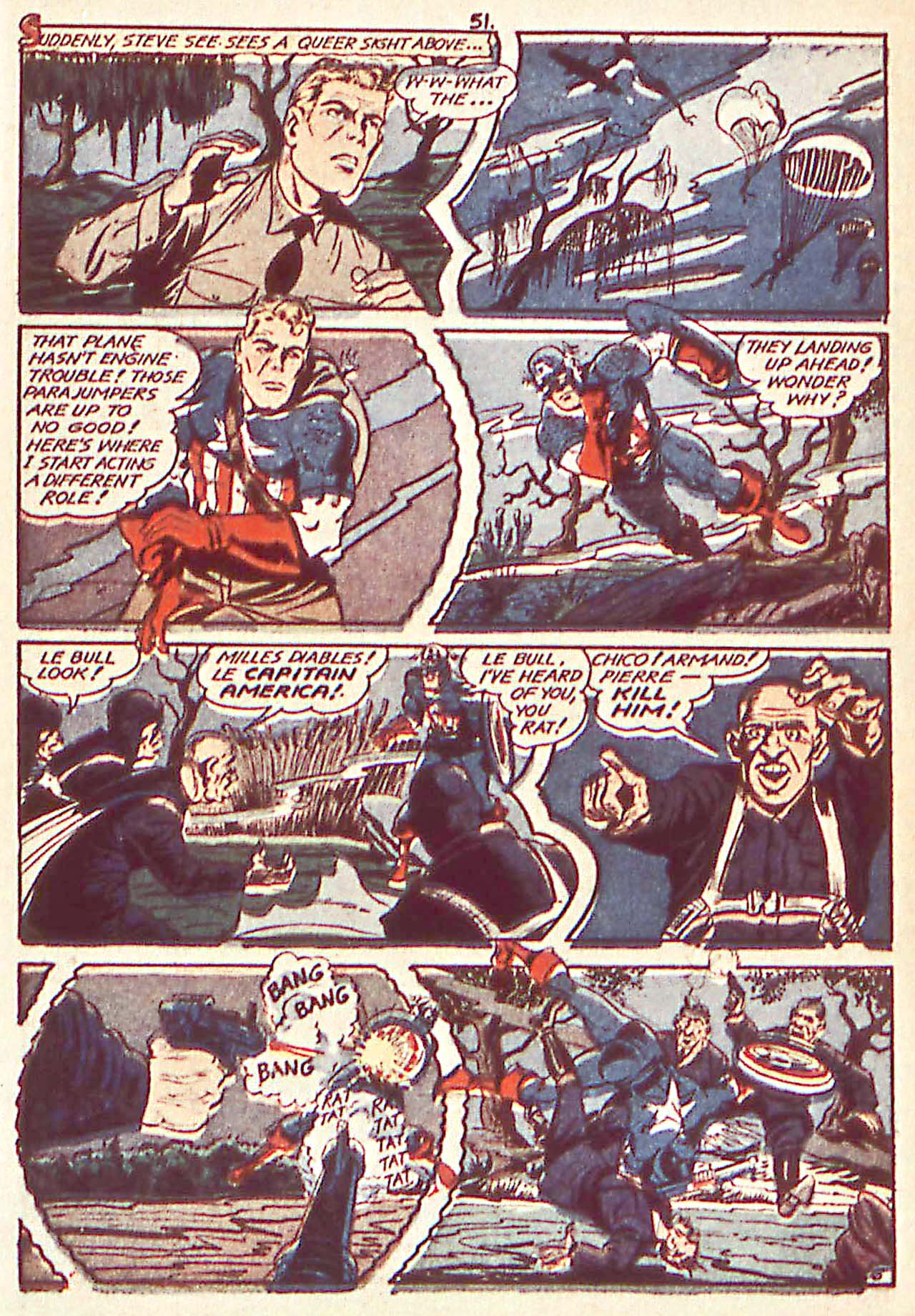 Read online Captain America Comics comic -  Issue #17 - 53