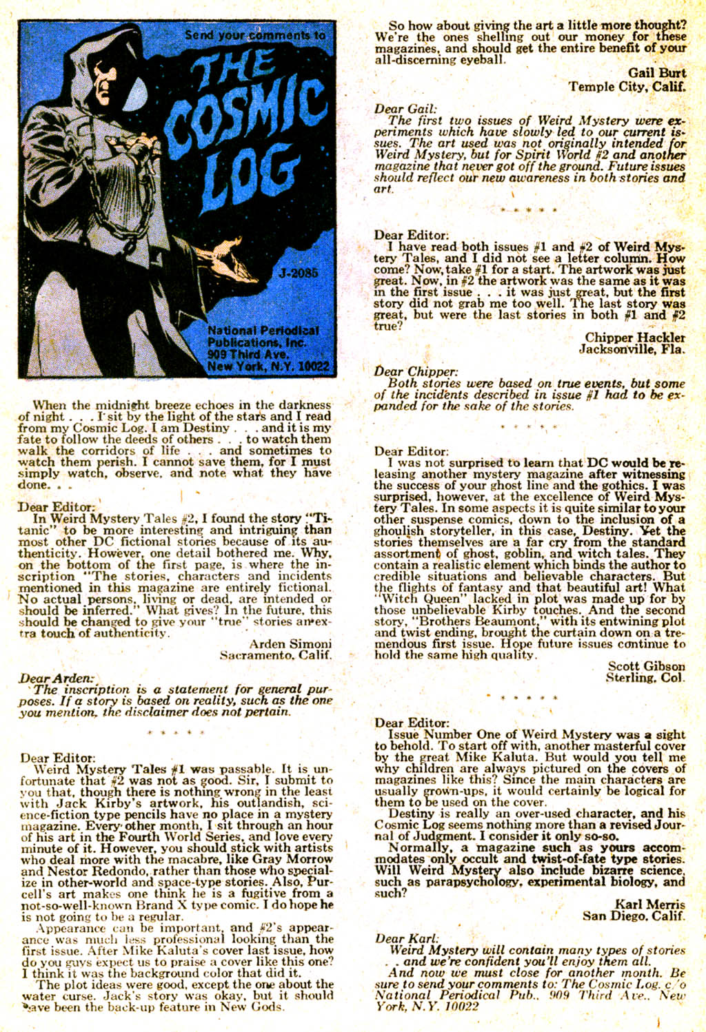 Read online Weird Mystery Tales comic -  Issue #5 - 24