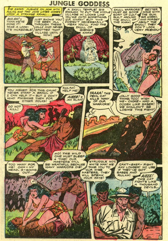 Read online Rulah - Jungle Goddess comic -  Issue #23 - 25