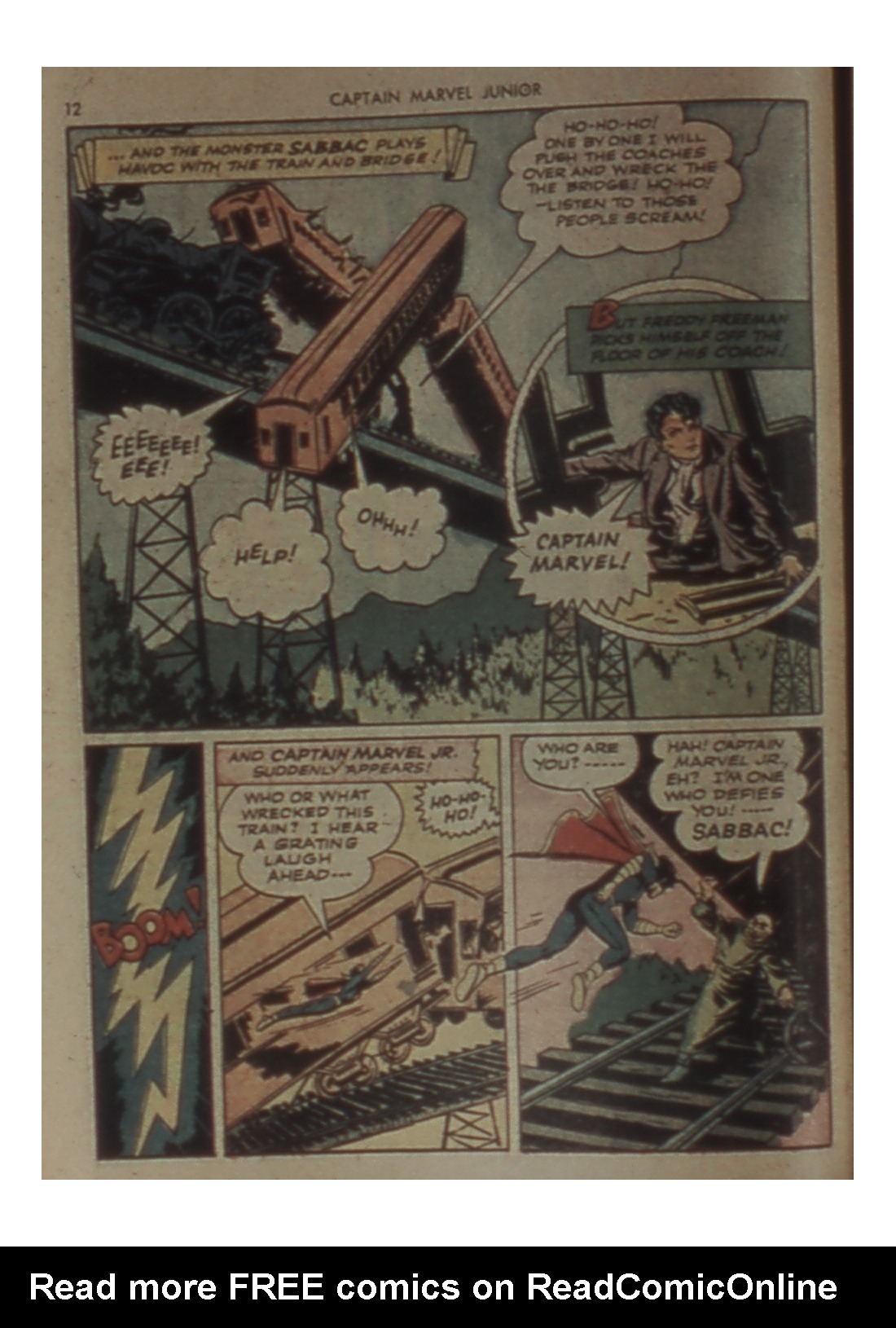 Read online Captain Marvel, Jr. comic -  Issue #4 - 13