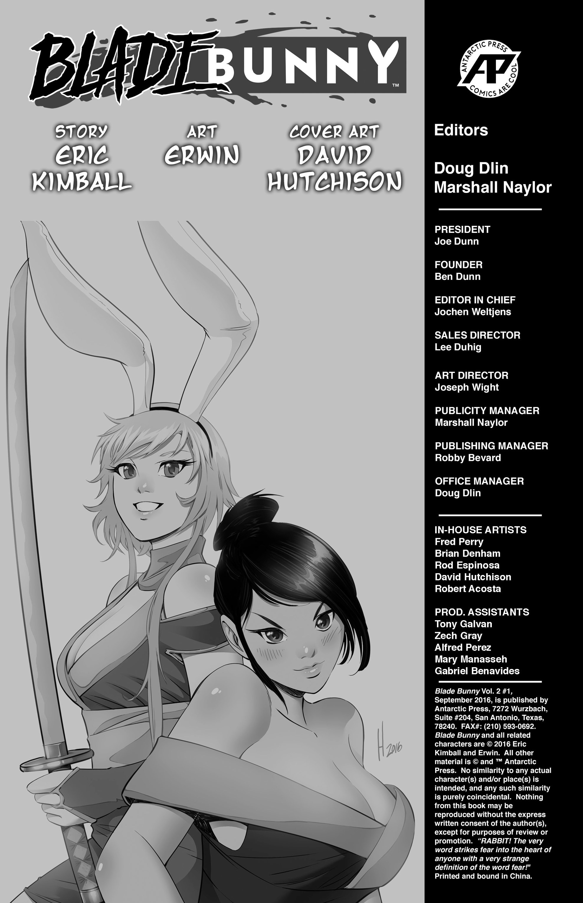 Read online Blade Bunny Vol.2 comic -  Issue #1 - 2