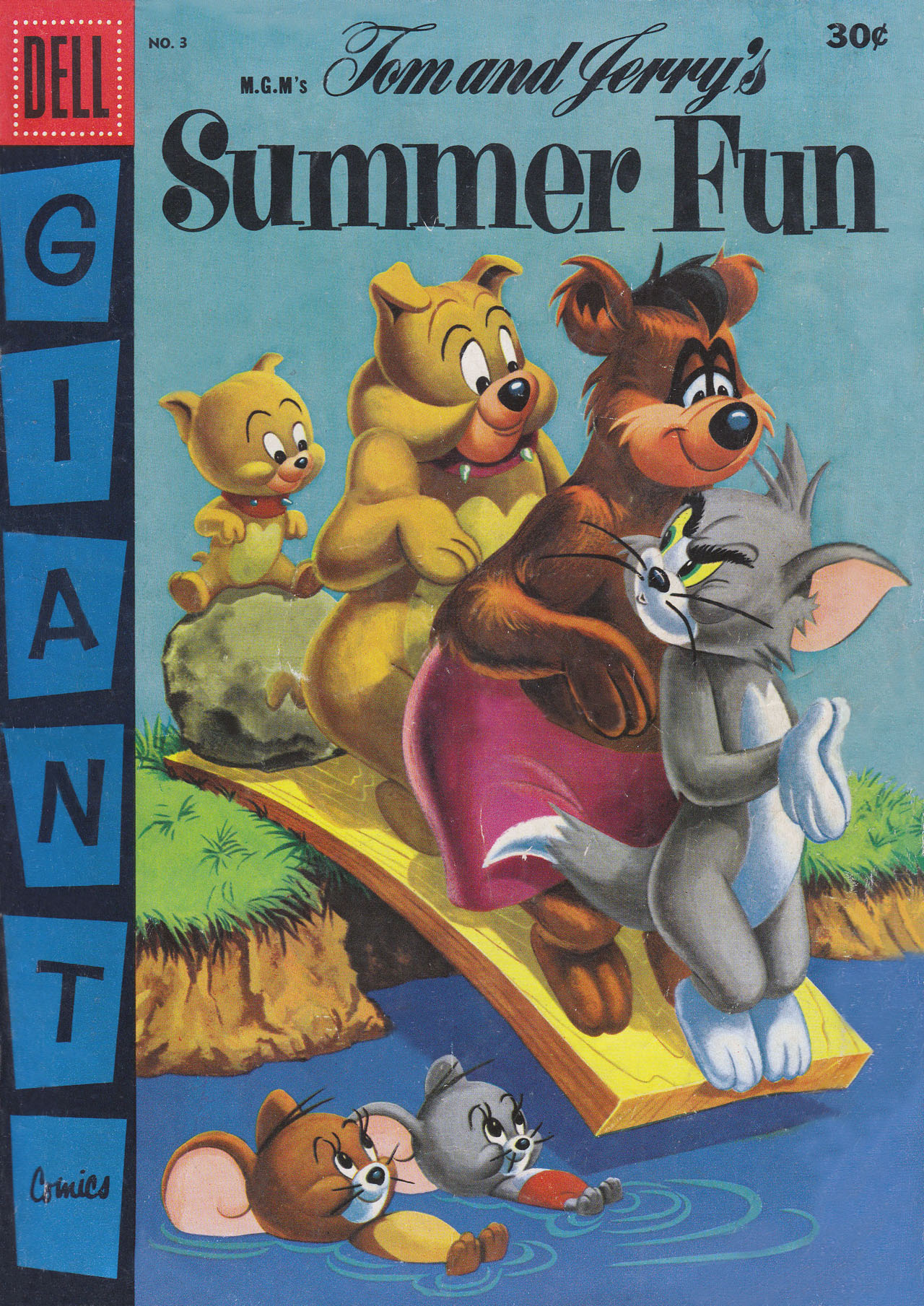 Read online Tom and Jerry's Summer Fun comic -  Issue #3 - 2
