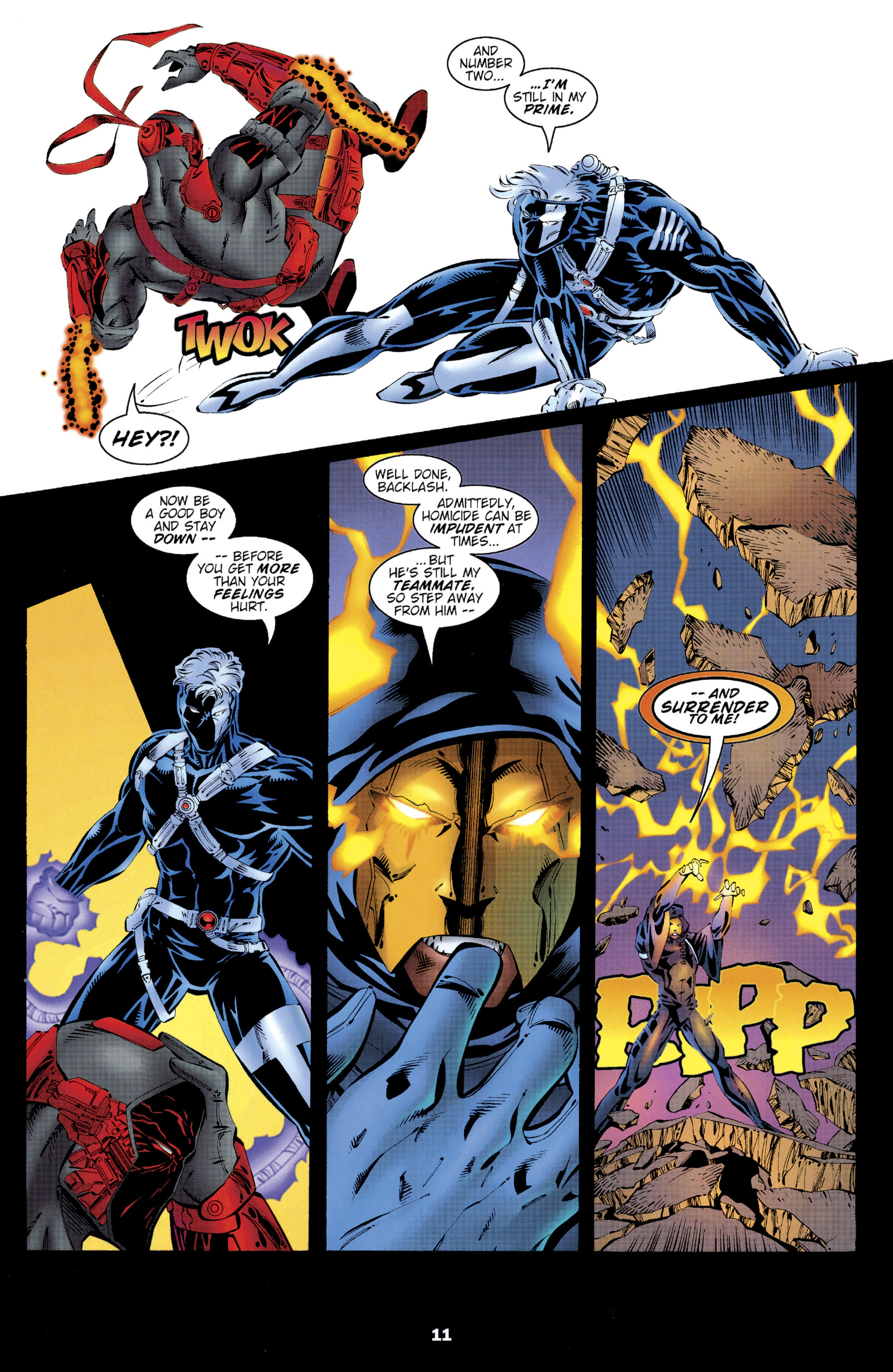 Read online Backlash comic -  Issue #9 - 12