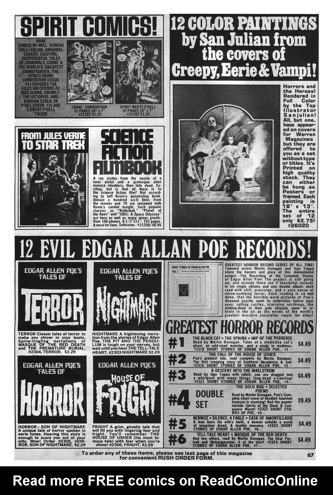 Read online Vampirella (1969) comic -  Issue #66 - 67