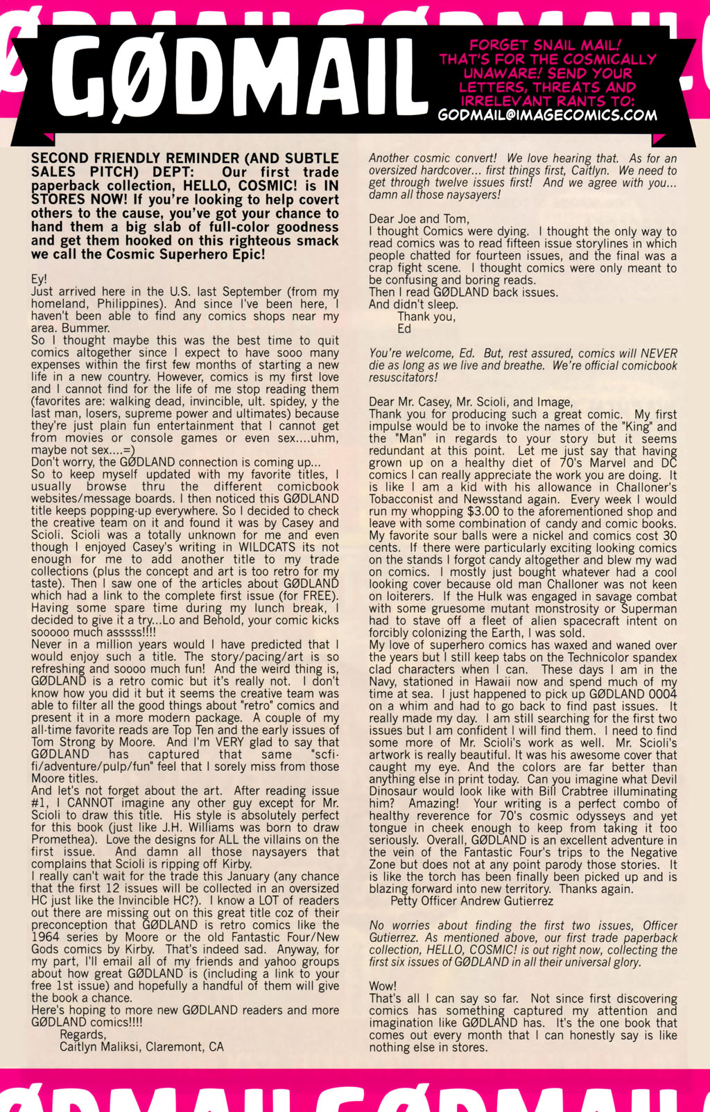 Read online Gødland comic -  Issue #8 - 25