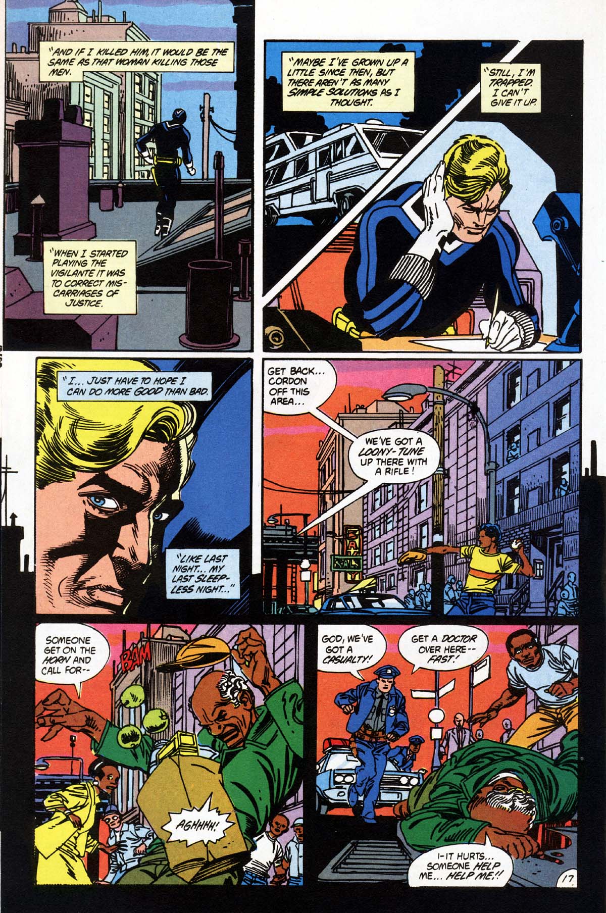 Read online Vigilante (1983) comic -  Issue #12 - 18