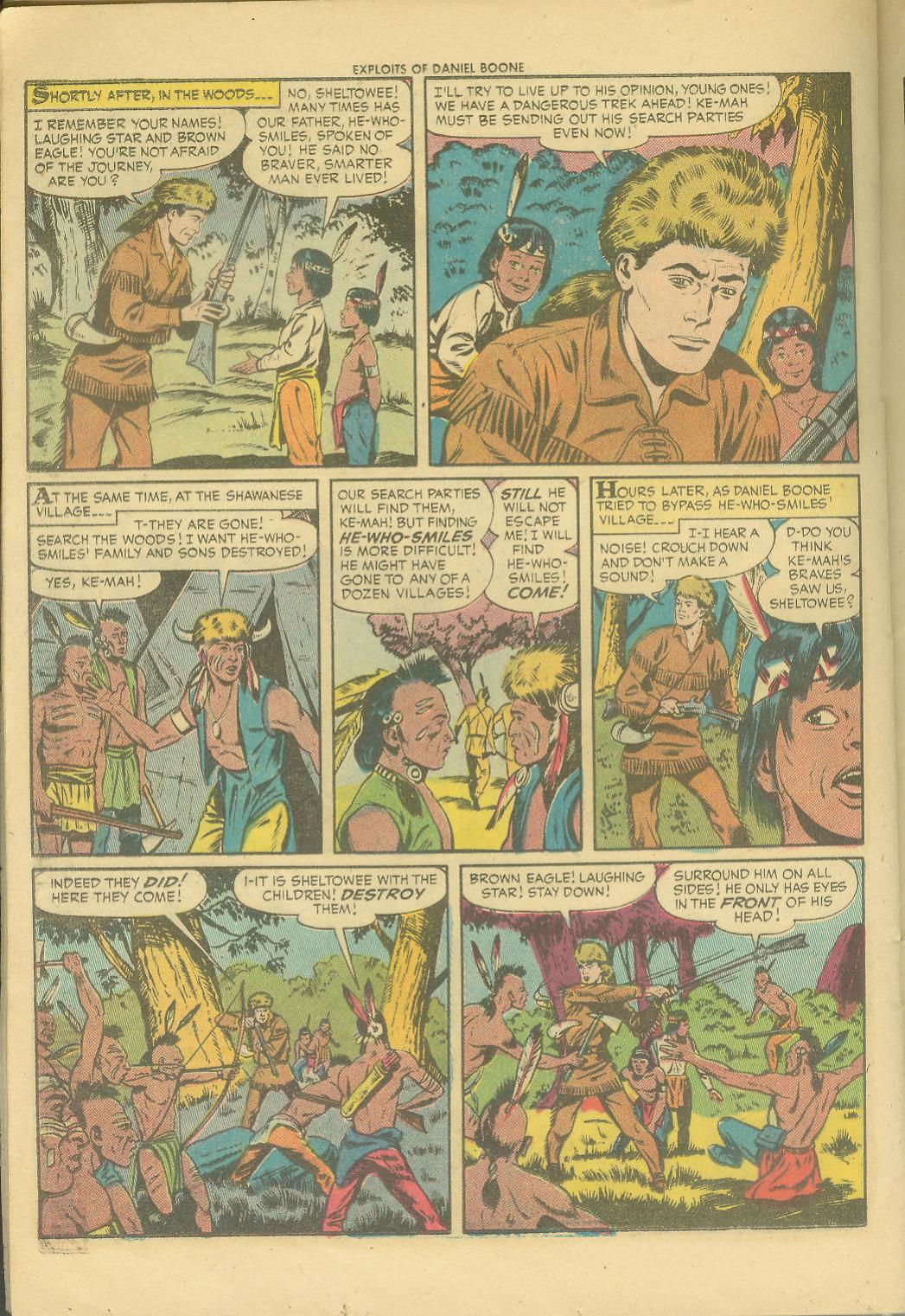 Read online Exploits of Daniel Boone comic -  Issue #6 - 22