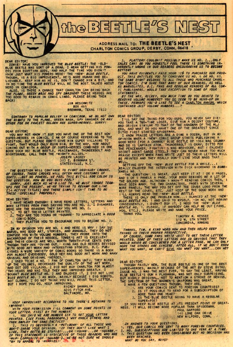 Read online Blue Beetle (1967) comic -  Issue #4 - 24