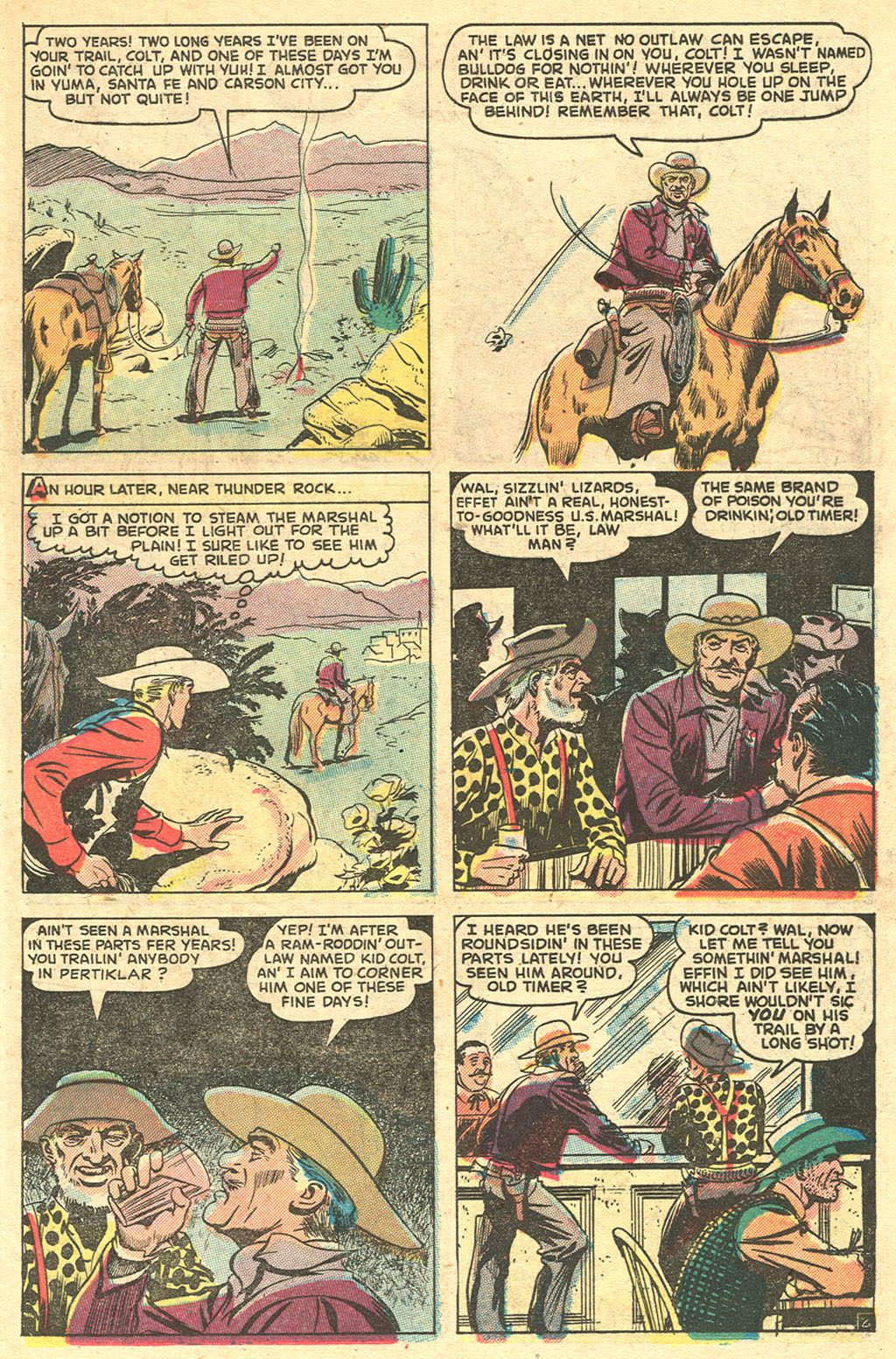 Read online Kid Colt Outlaw comic -  Issue #11 - 25