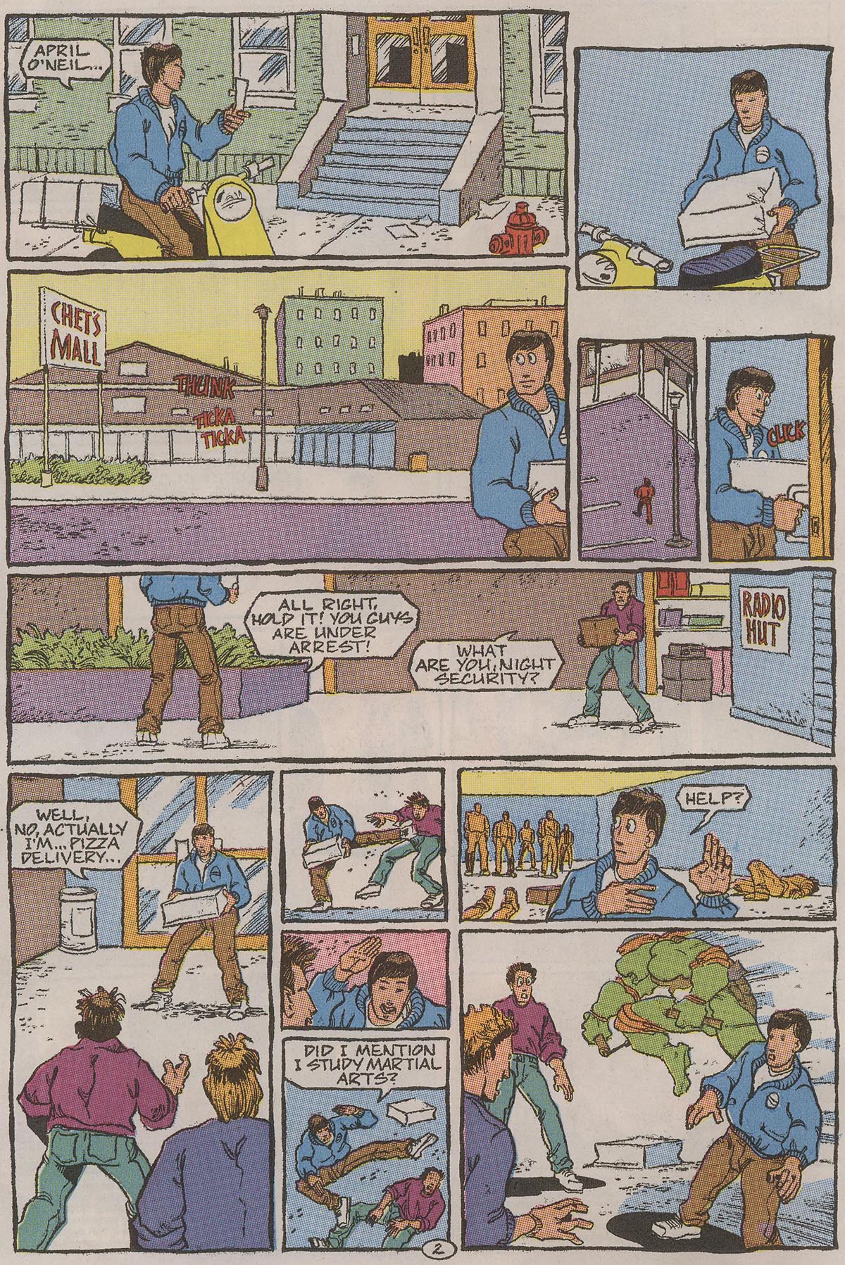 Read online Teenage Mutant Ninja Turtles II: The Secret of the Ooze Official Movie Adaptation comic -  Issue # Full - 3