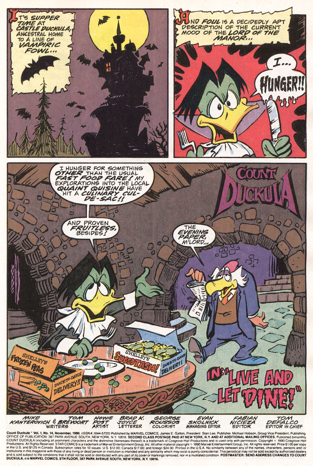 Read online Count Duckula comic -  Issue #14 - 3